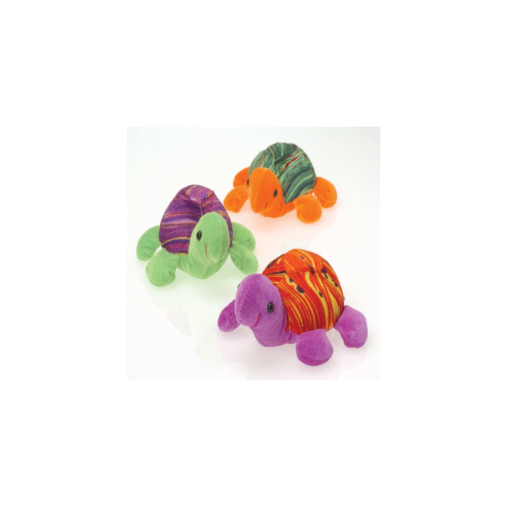 Turtle Plush Toys - Assorted 8" 3