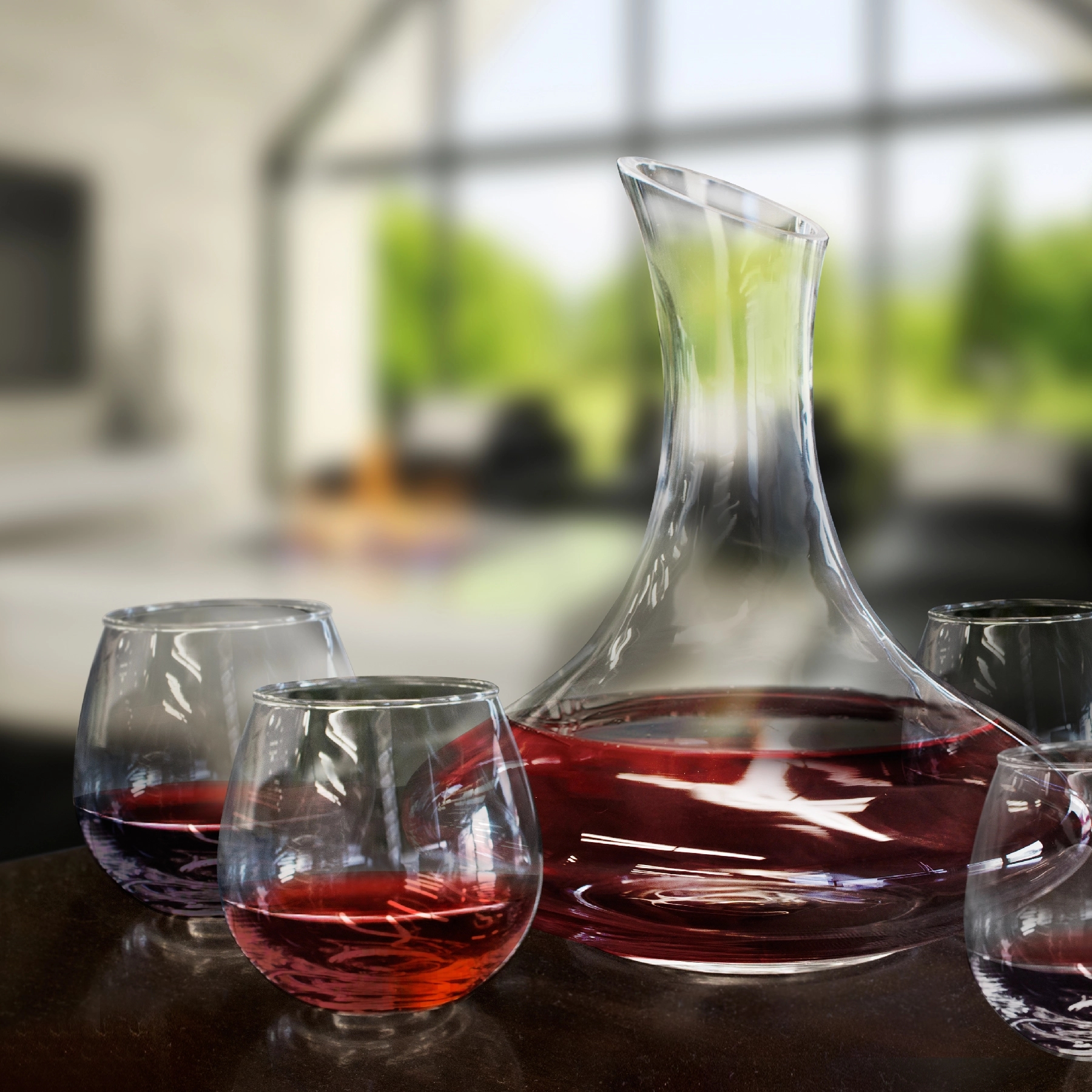 5 Pc Wine Decanter Set, custom bottle opener with logo imprint 6
