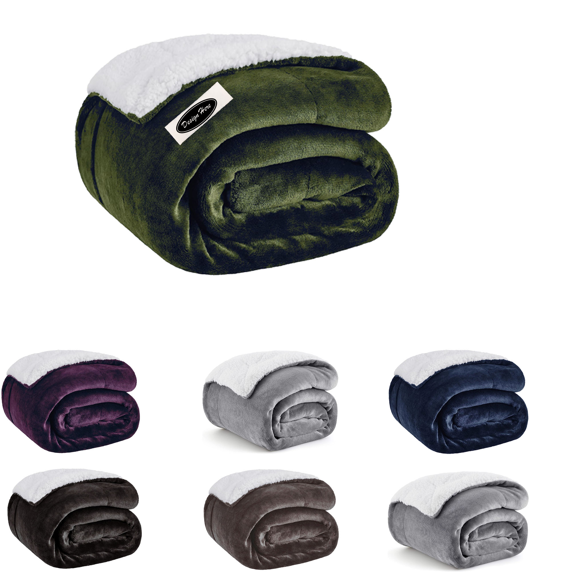 Premium Fuzzy Plush Throw Blanket for Year-Round Warmth