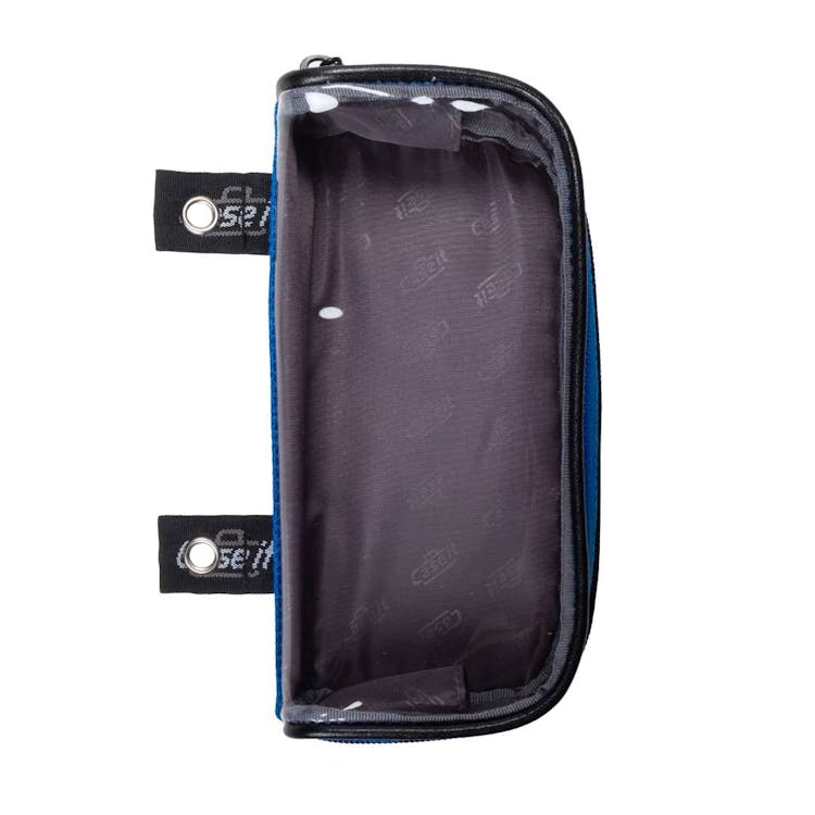 Case-It Pouch Zippered Pencil Case - Clear Black 3