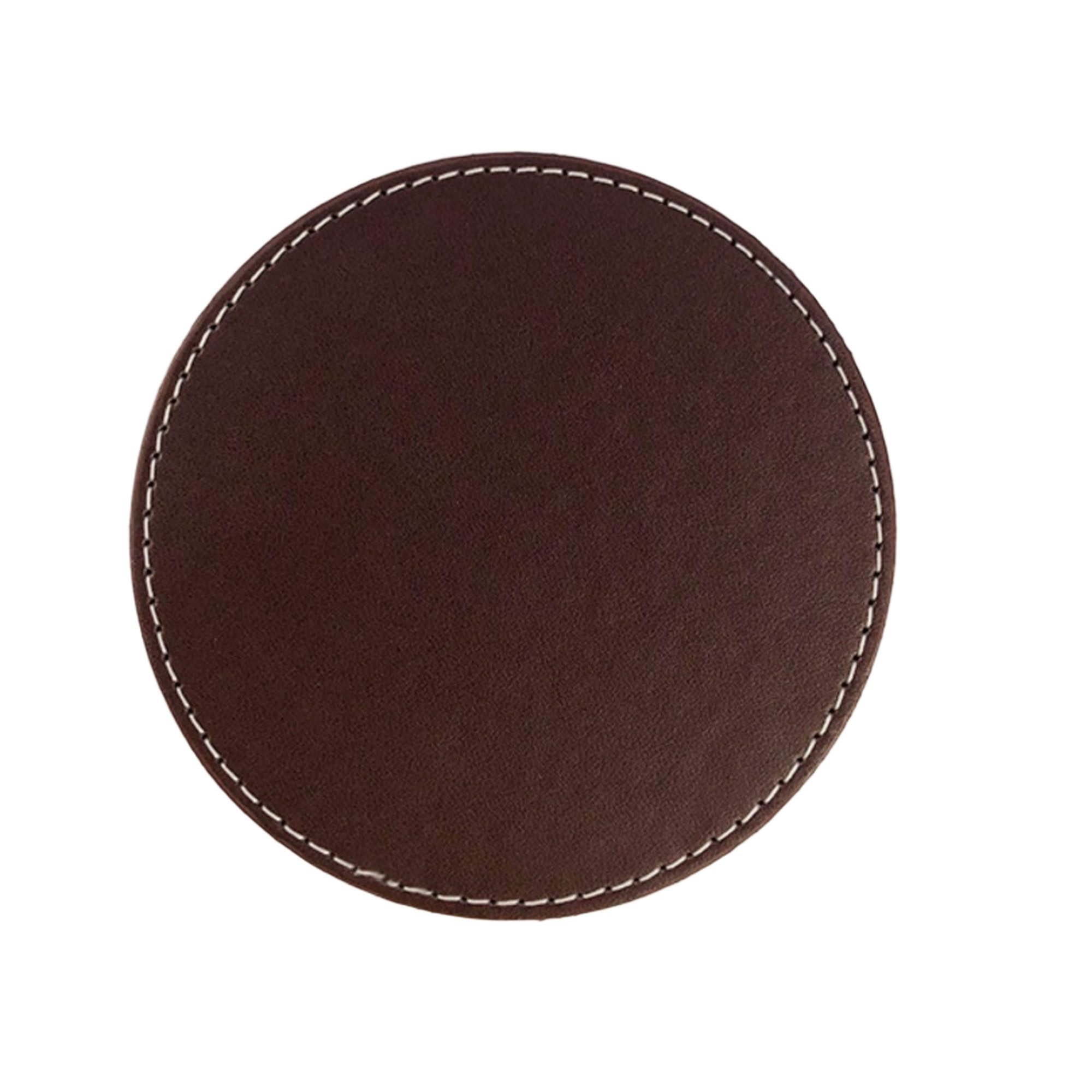 Round Pu Leather Coaster 12