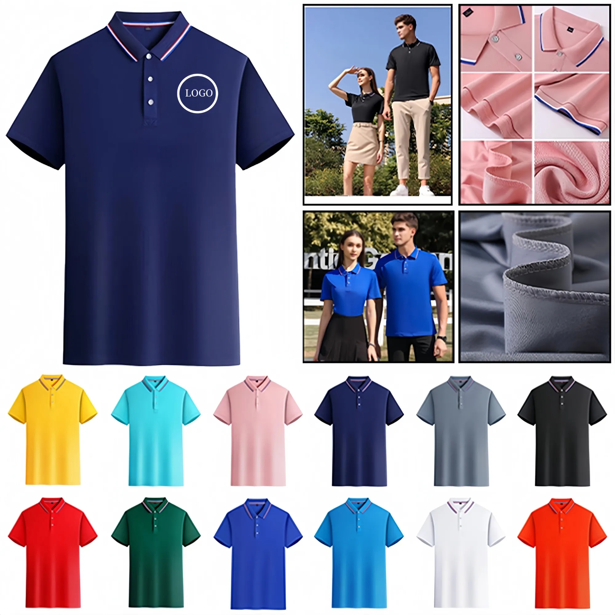 Men's Quick-Dry Polo Work Shirt (S-4XL)