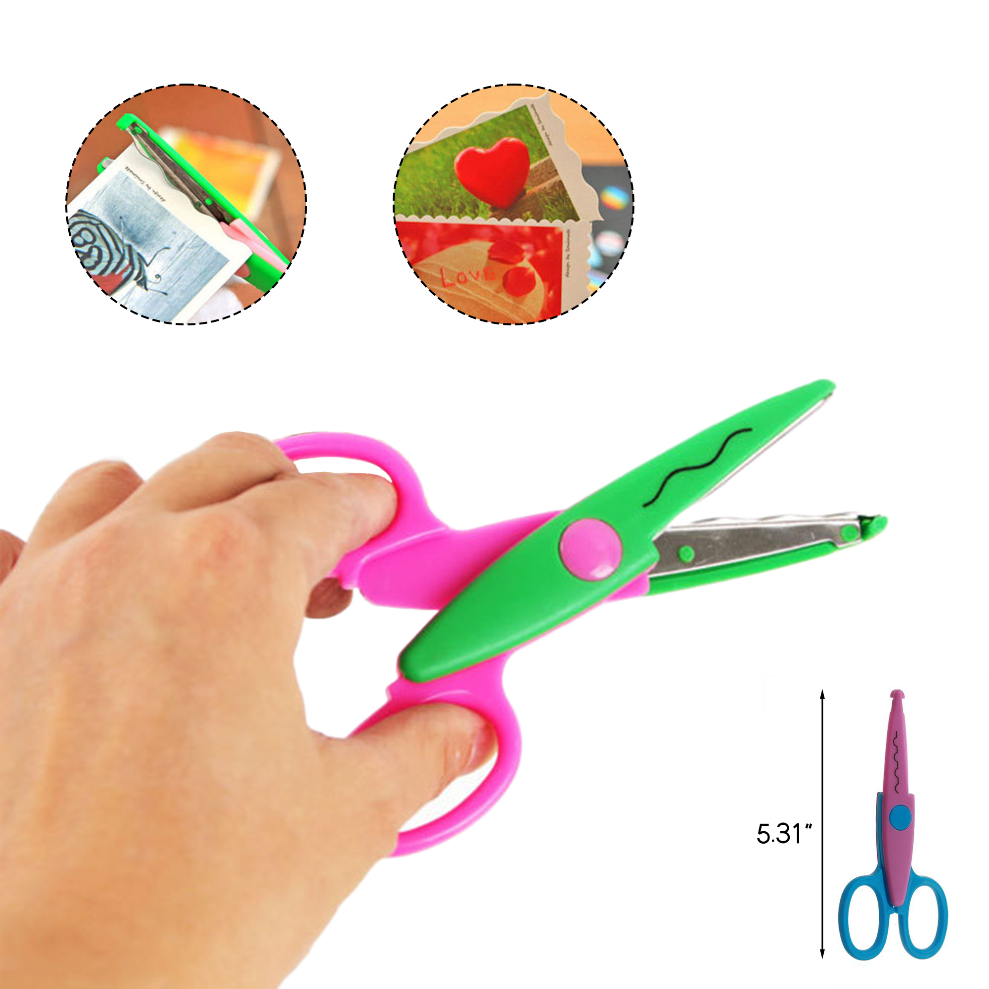 Pattern Craft Scissors with Different Designs 4