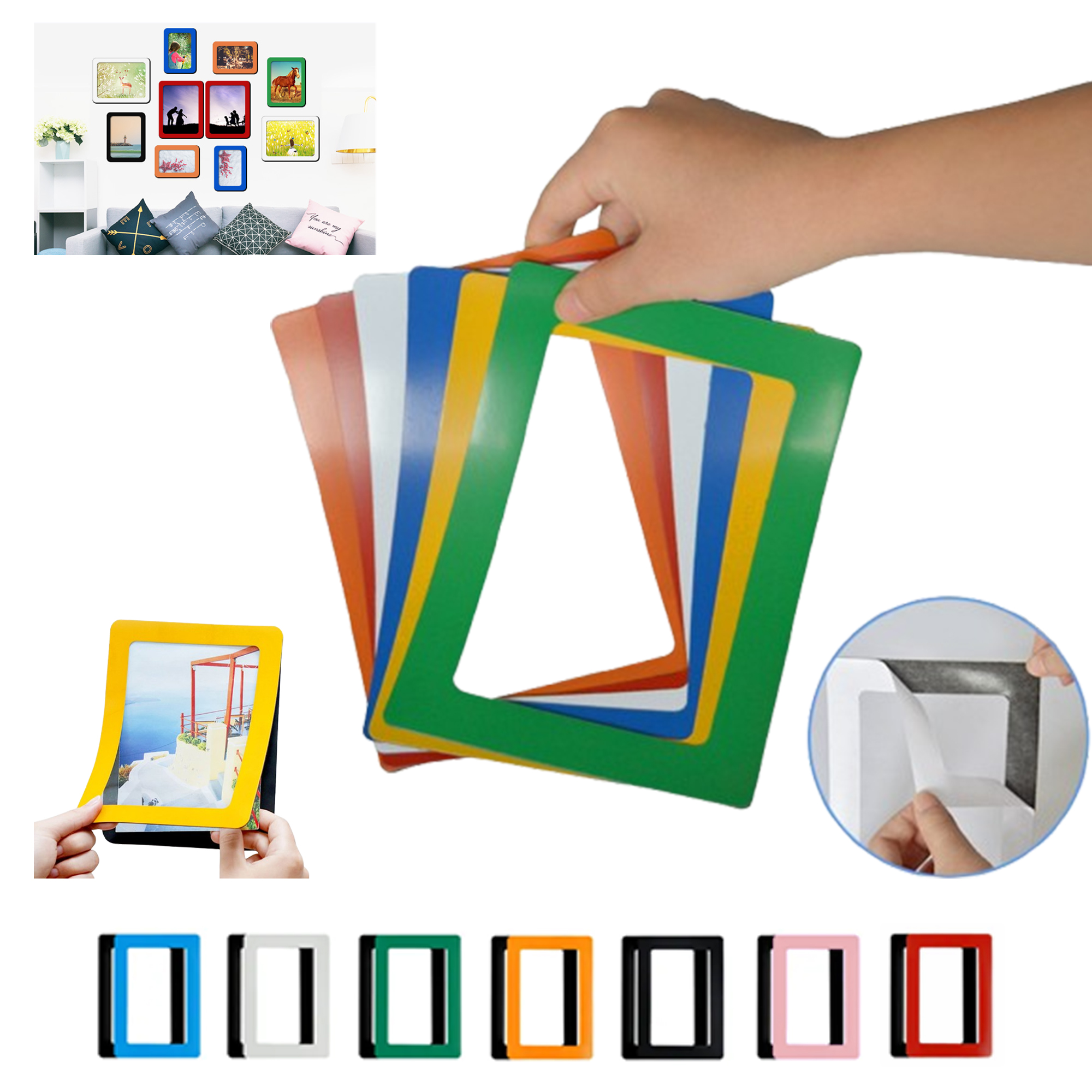 Upgraded PVC Magnetic Photo Frames