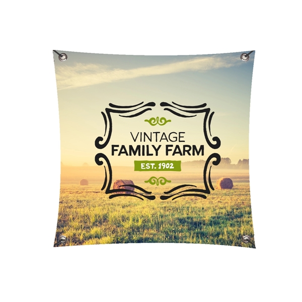 3'x3' Vinyl Banner for employee onboarding gifts
