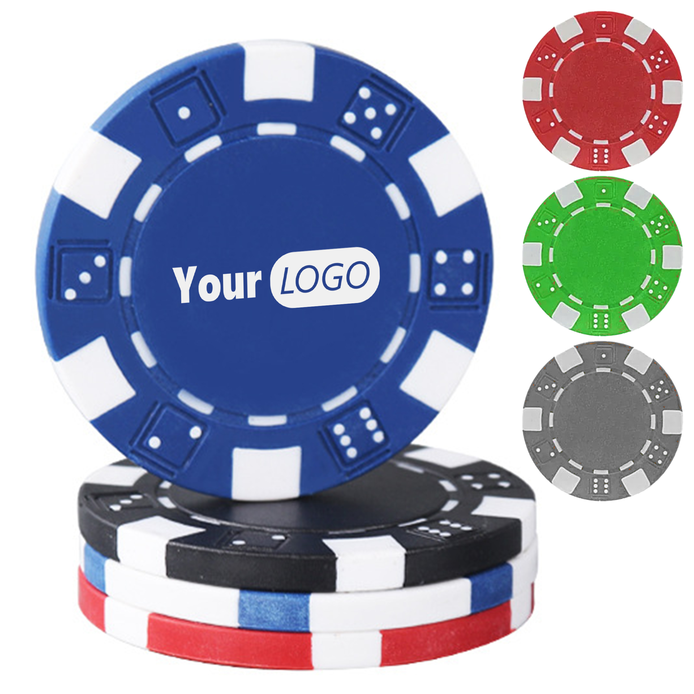 Plastic Professional Custom Poker Chips 6