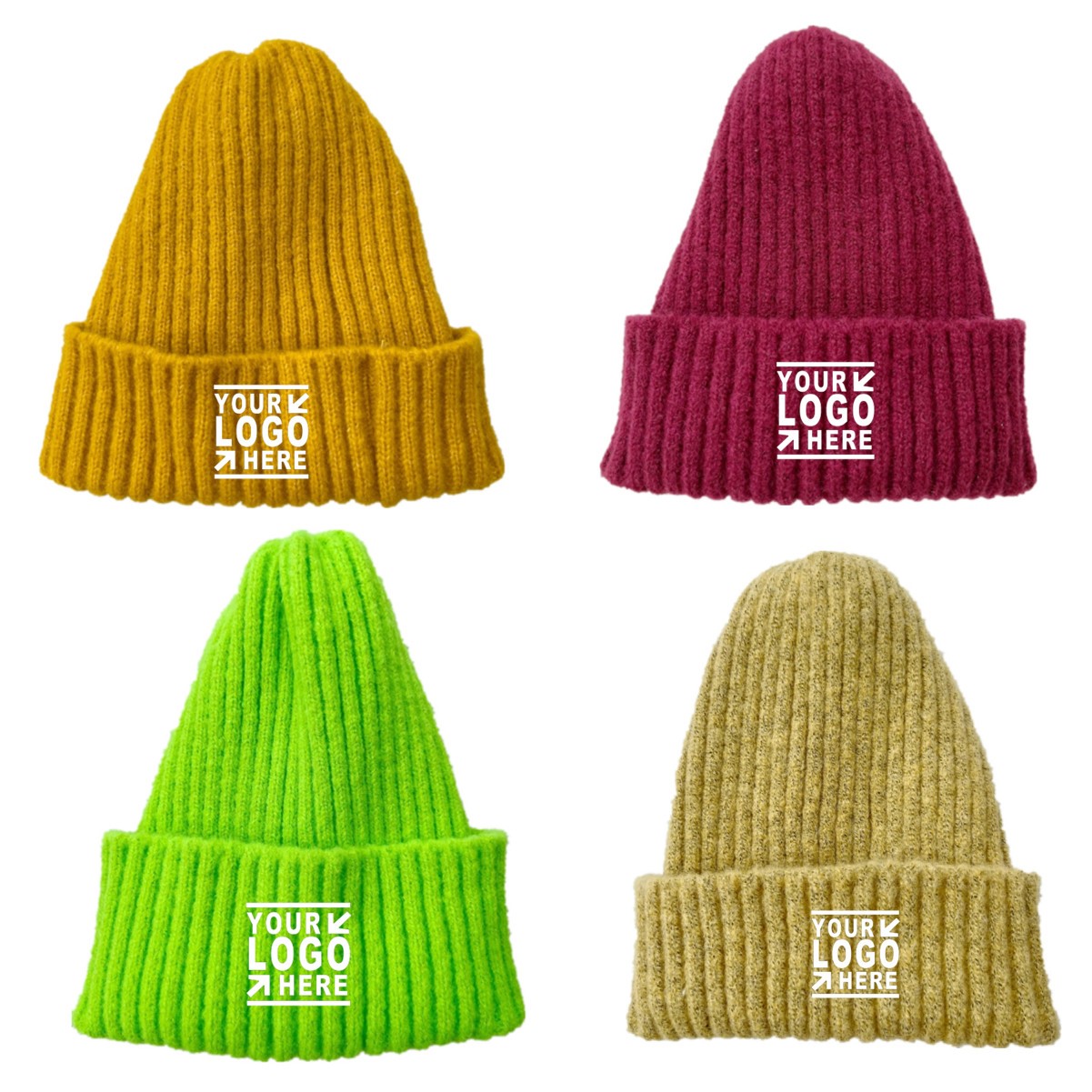 Soft Rib Knit Beanie