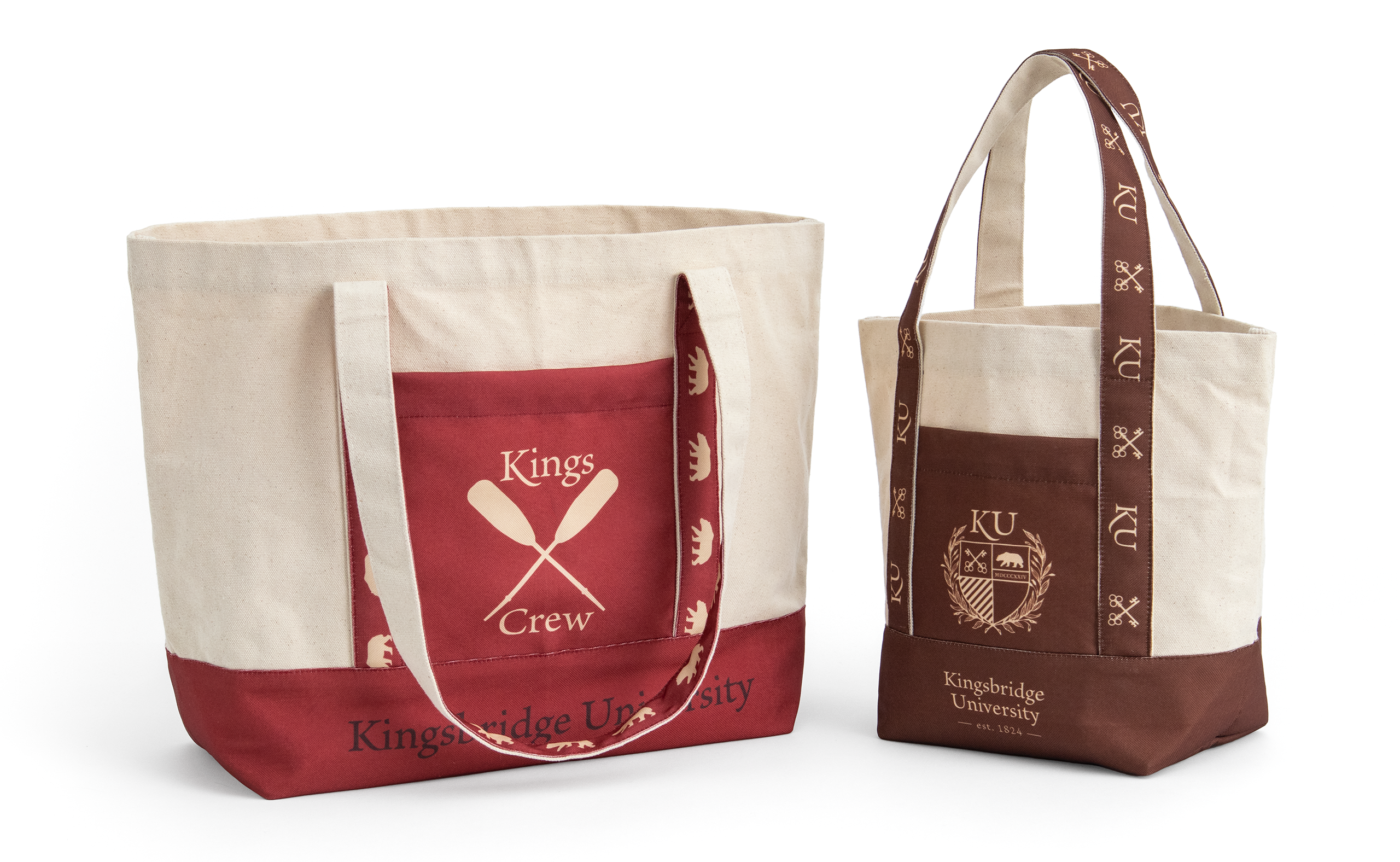 Heavyweight Canvas Small Tote, custom tote bag with logo imprint 3