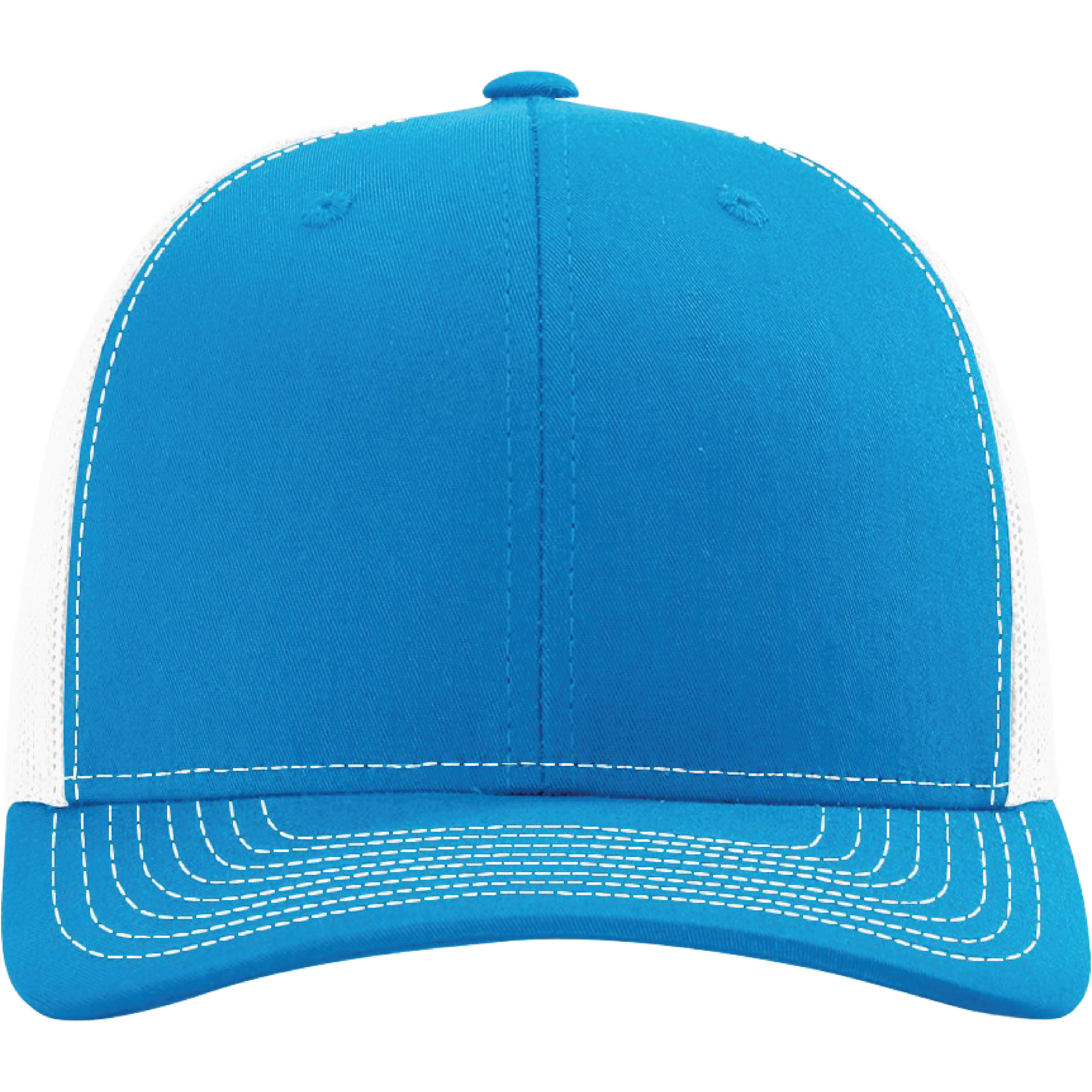 Richardson 112 6-Panel Snapback Trucker Hat w/Leatherette Adhesive Patches or Embroidery 248