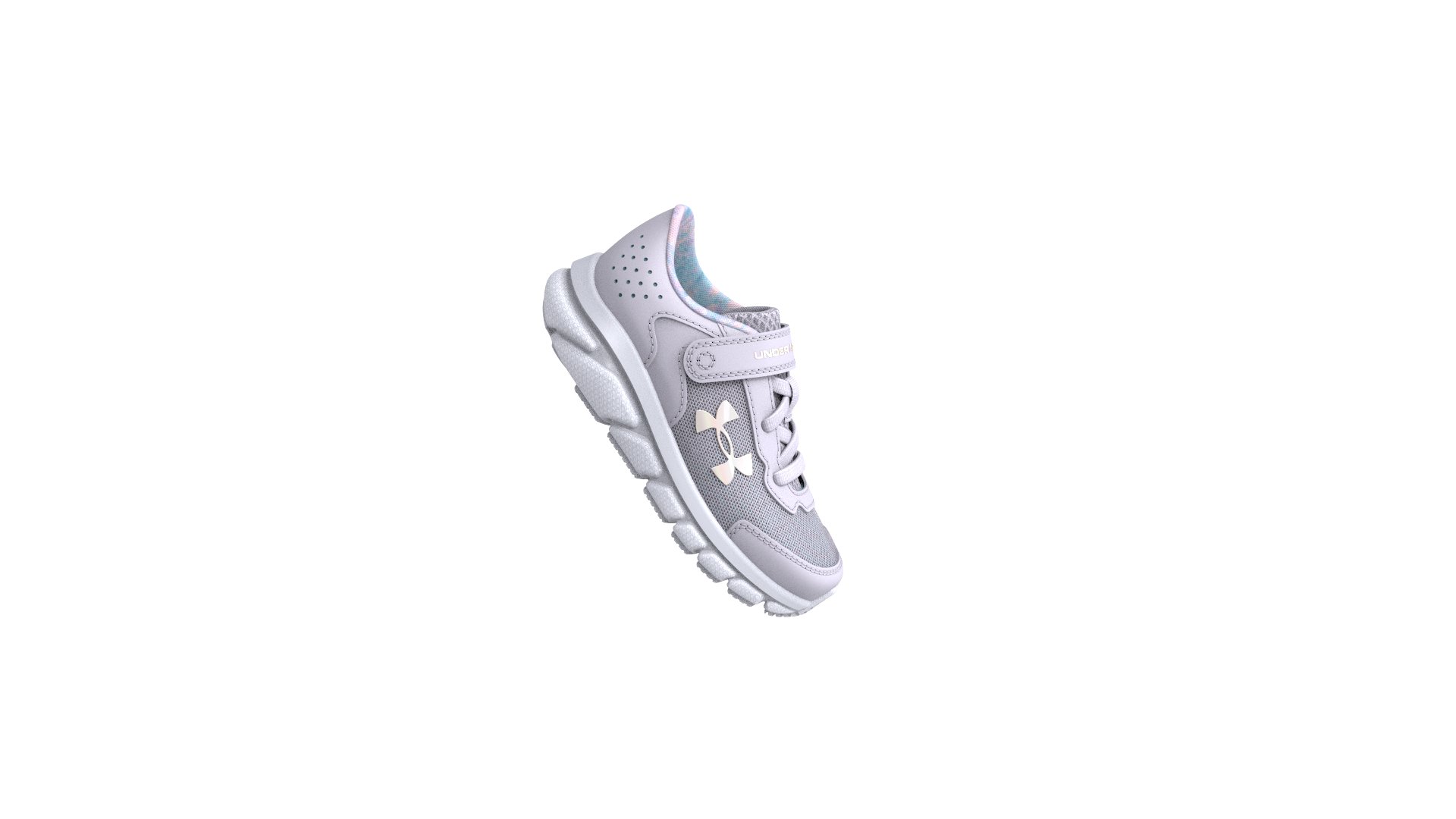 Girls' Infant UA Assert 9 Sky Running Shoes 4