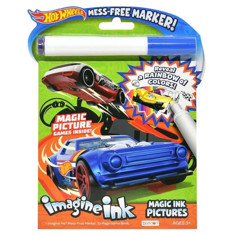Hot Wheels Imagine Ink Game Books 3