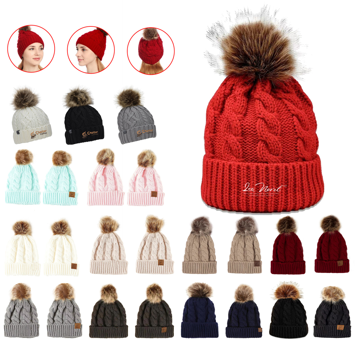Knit Pom Beanie