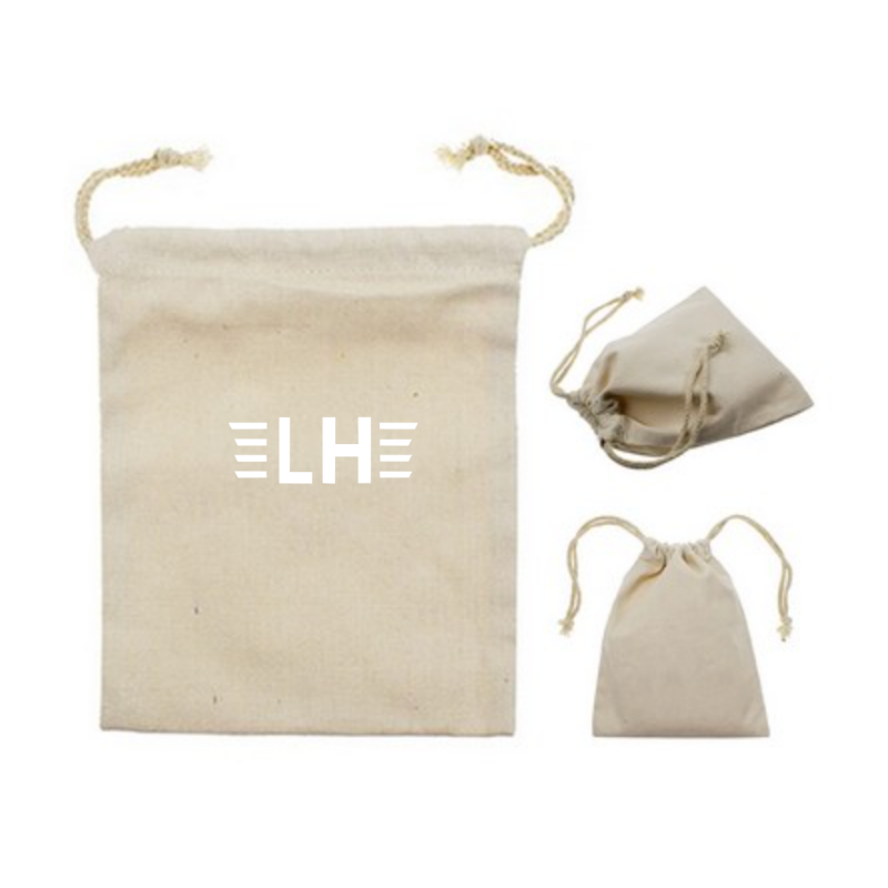 Large Cotton Drawstring Bag