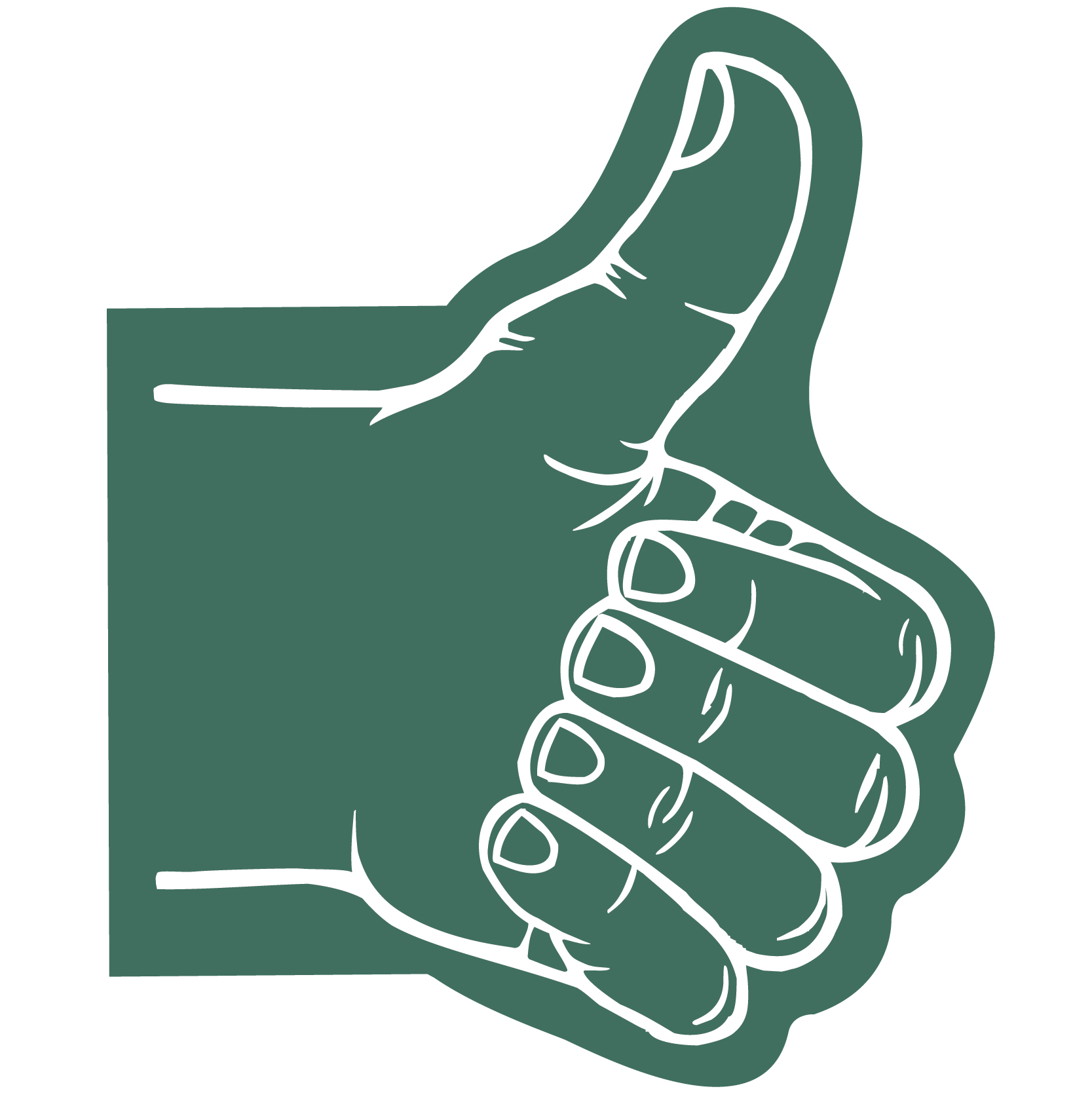 Giant Thumbs Up Hand 72