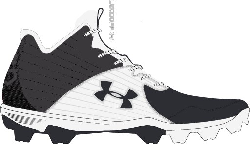 Men's UA Leadoff Mid RM Baseball Cleats 7