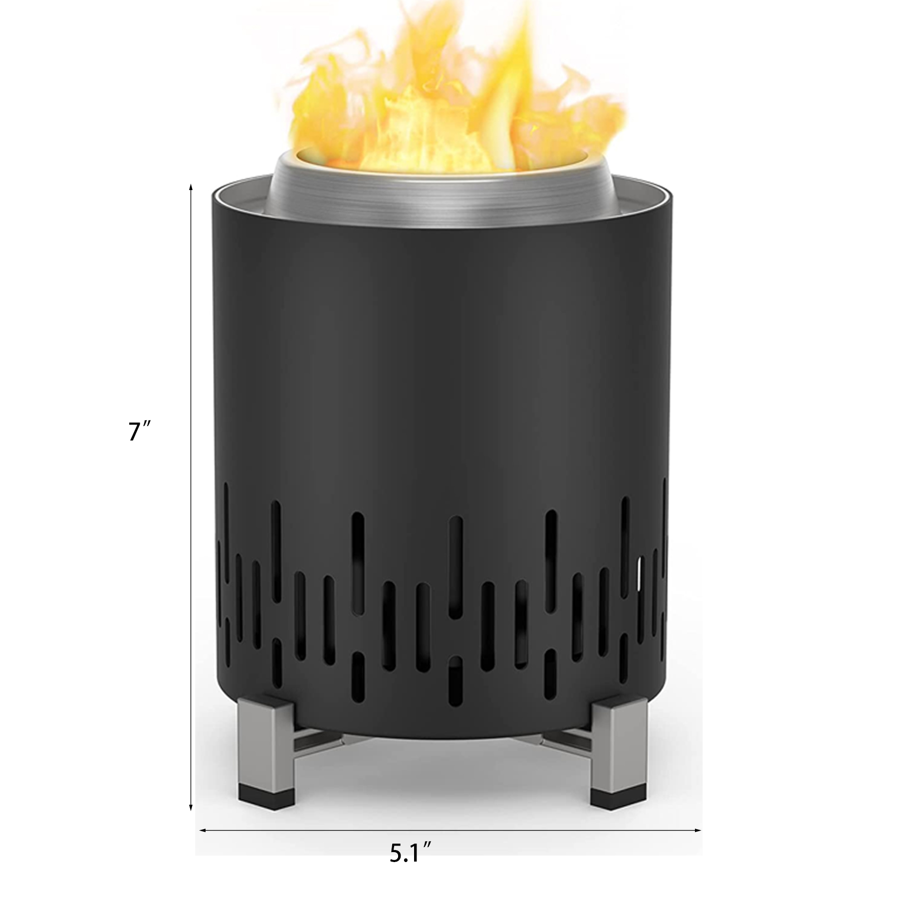 Tabletop Fire Pit with Stand 7