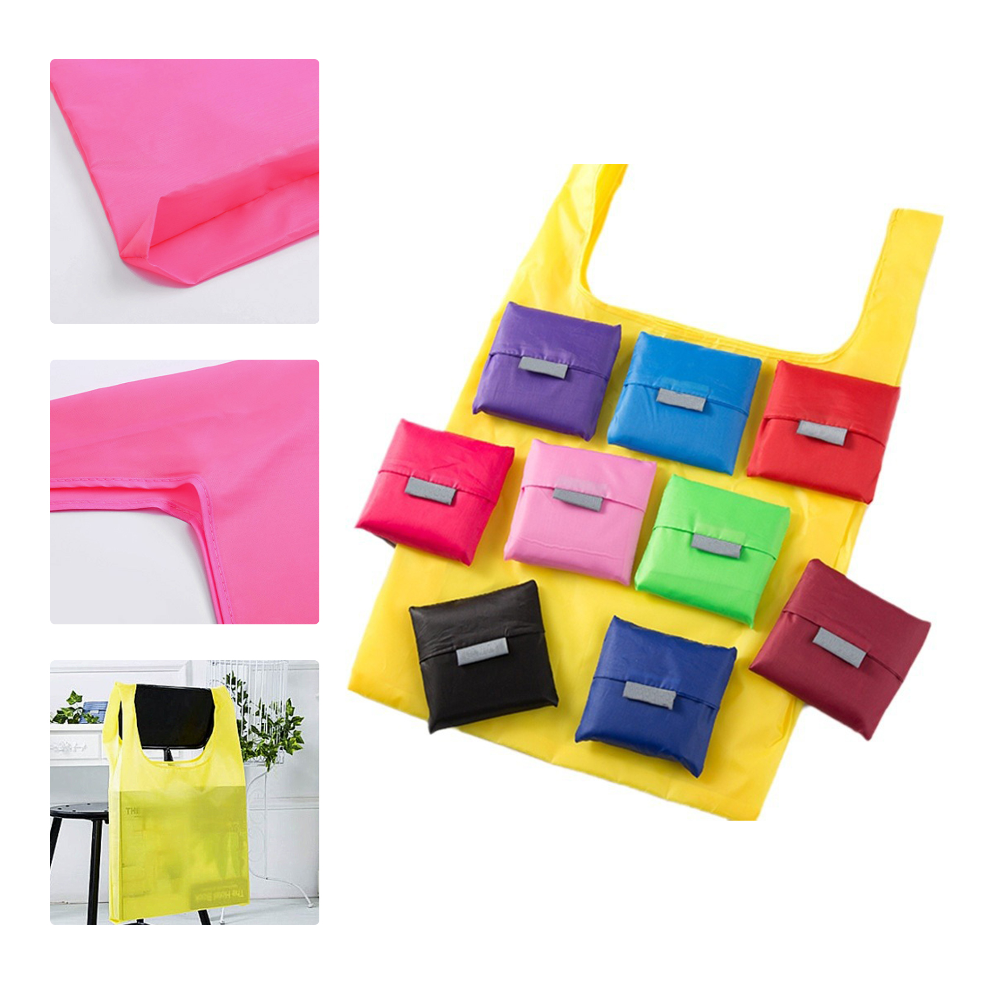 MOQ 50 Oxford Cloth Foldable Shopping Bag Custom Logo Eco-friendly Tote, custom tote bag with logo imprint 3
