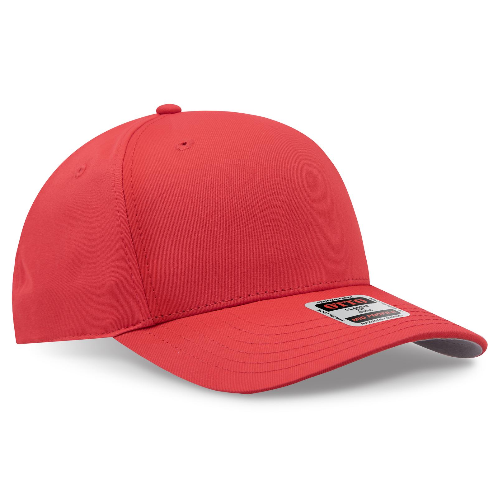 OTTO CAP® Seamless 6 Panel Mid Profile Baseball Cap 8