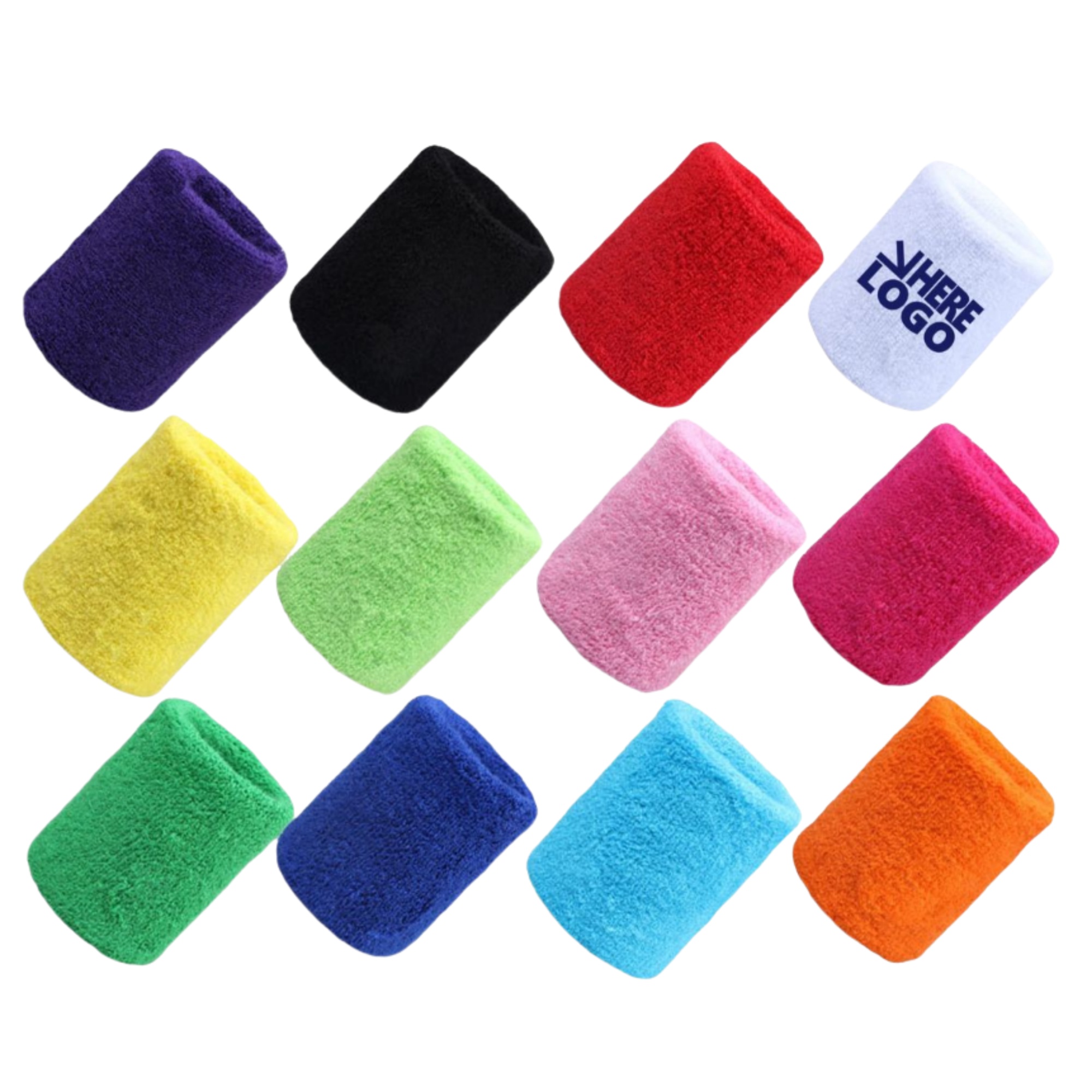 AthletiCool Cotton Sweat-Absorbing Wristband