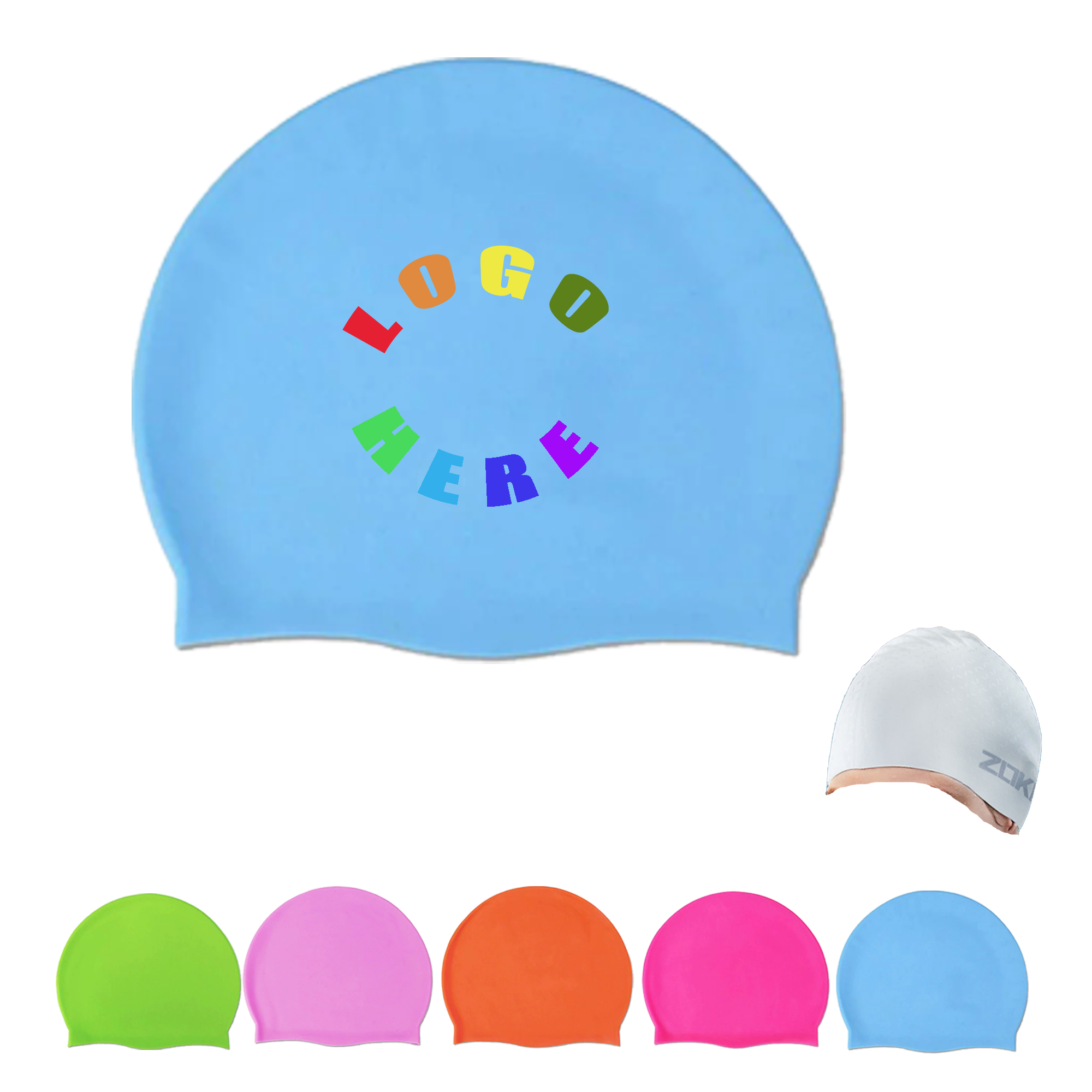 High Quality Silicone Swimming Cap 3