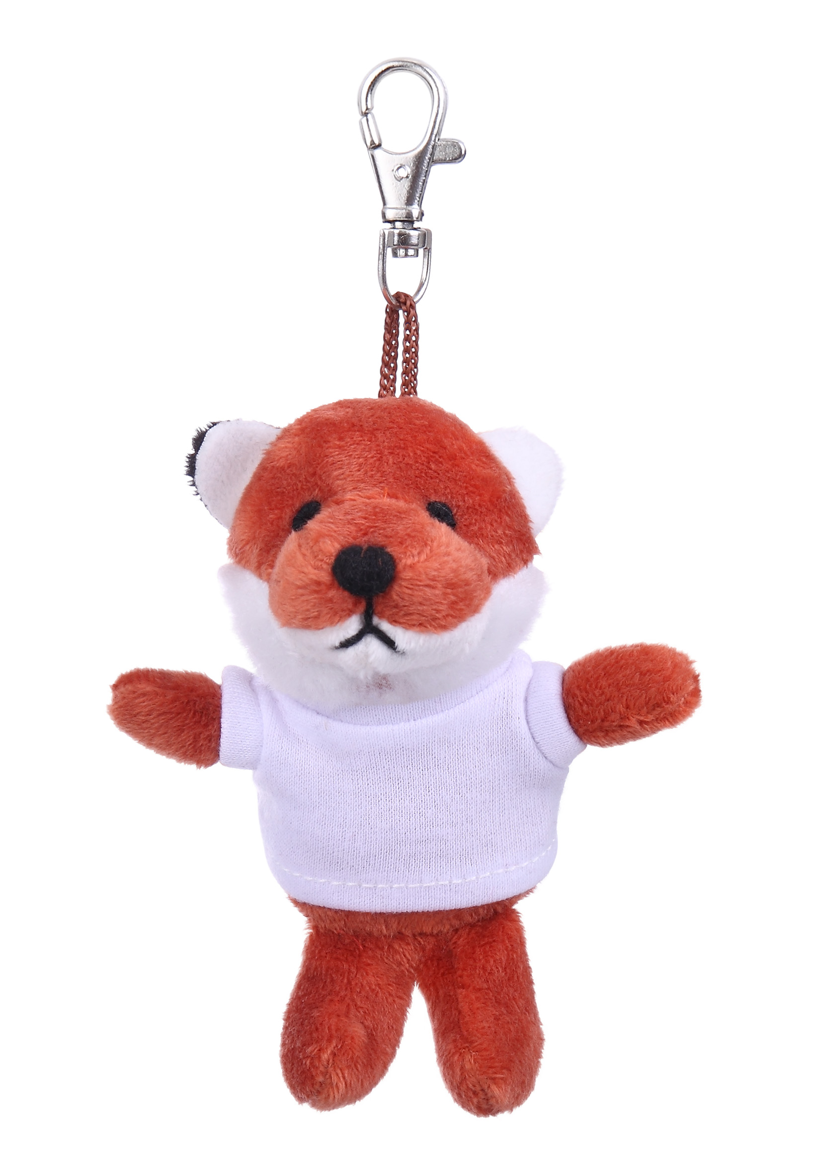 Soft Plush Fox Keychain with Tee 26