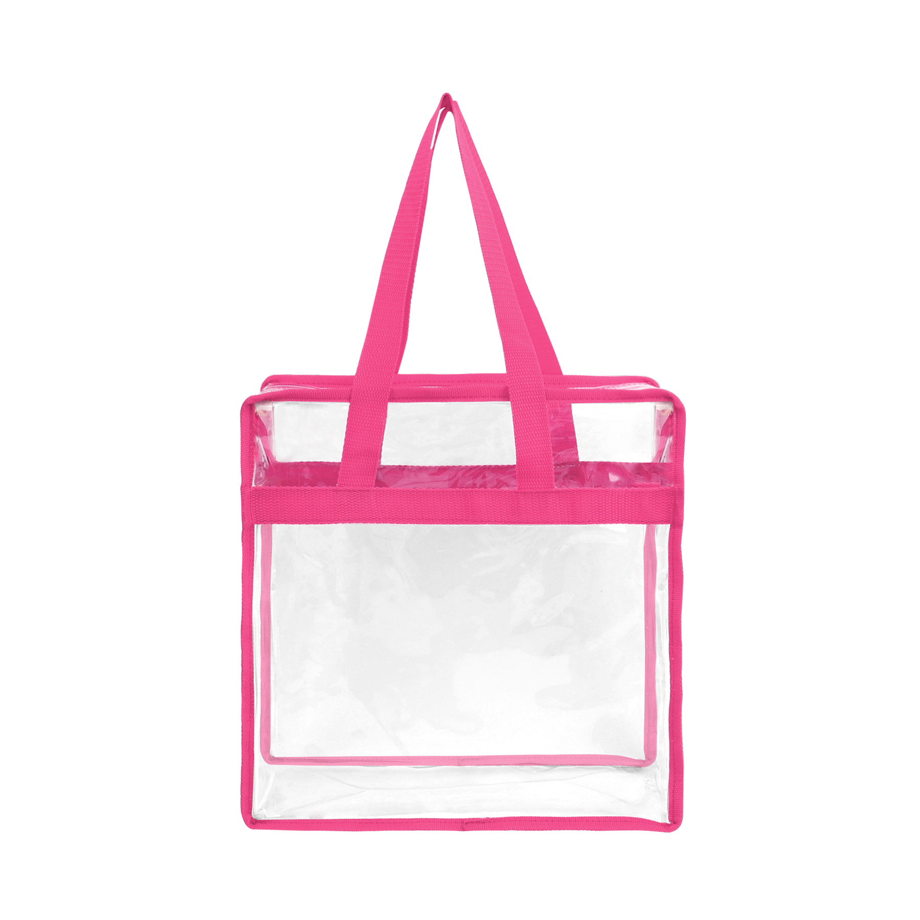 Stadium Approved Clear Zipper Tote Bag 46