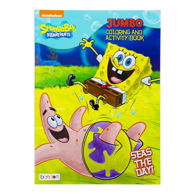 Jumbo SpongeBob Coloring and Activity Books - 80 Pages 3