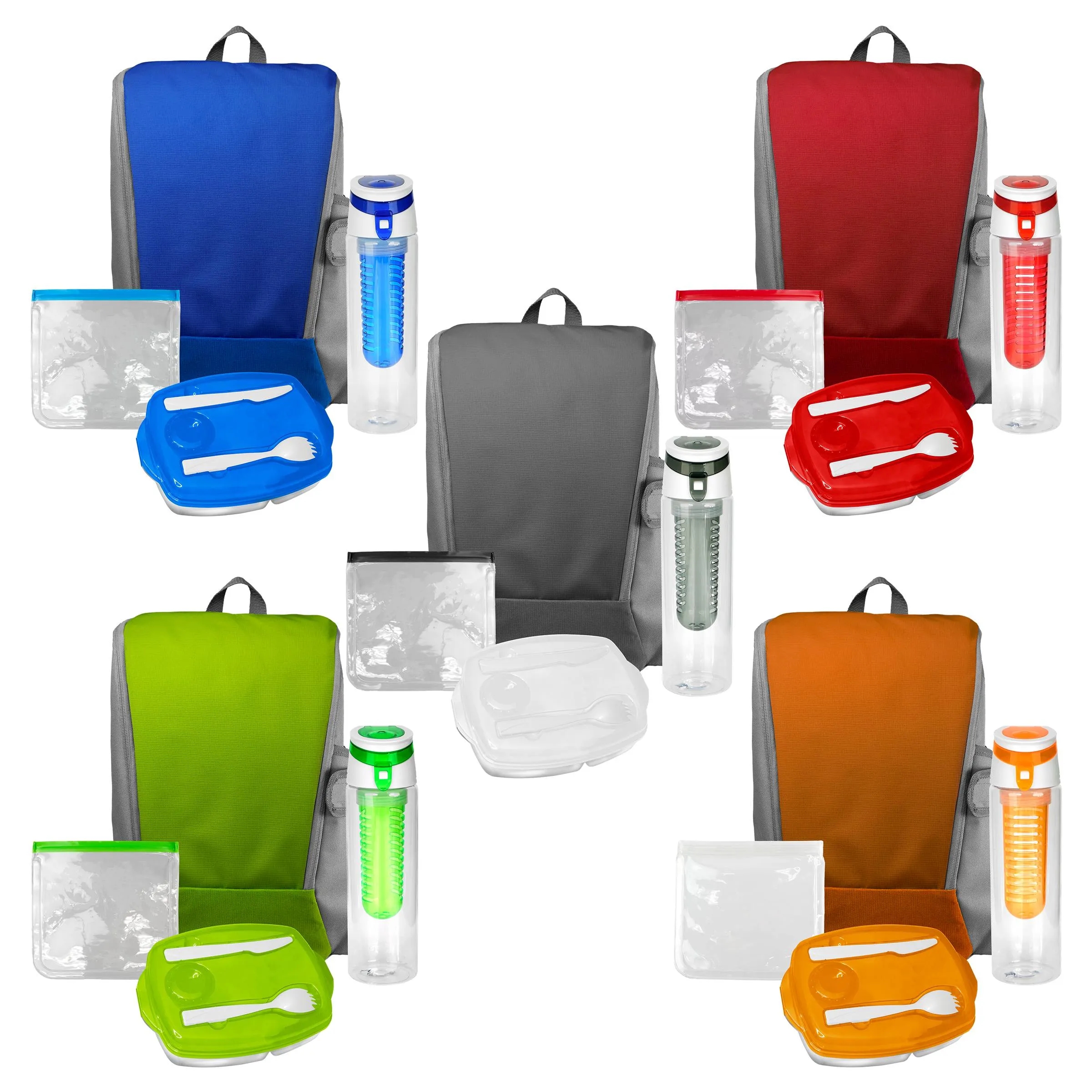 Zippy Cooler Lunch & Drink Set 4