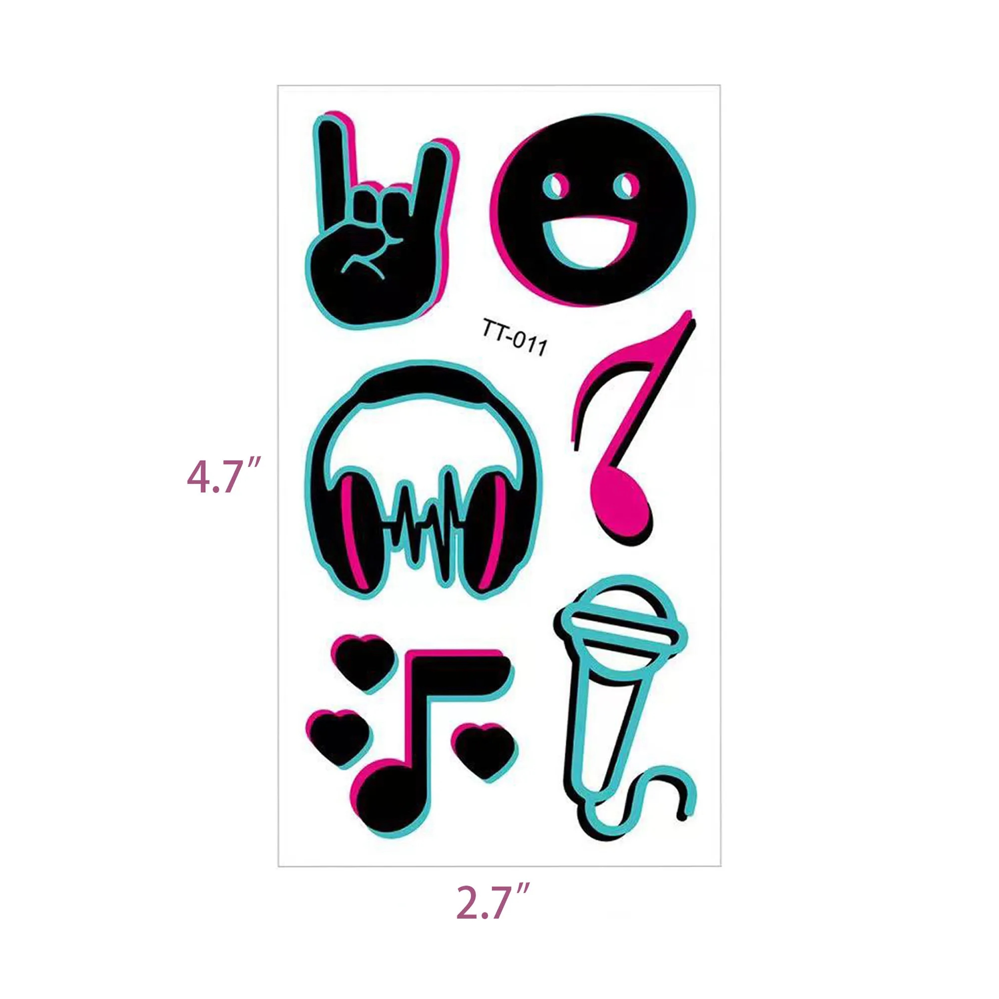 Customized Stickers Glow in The Dark