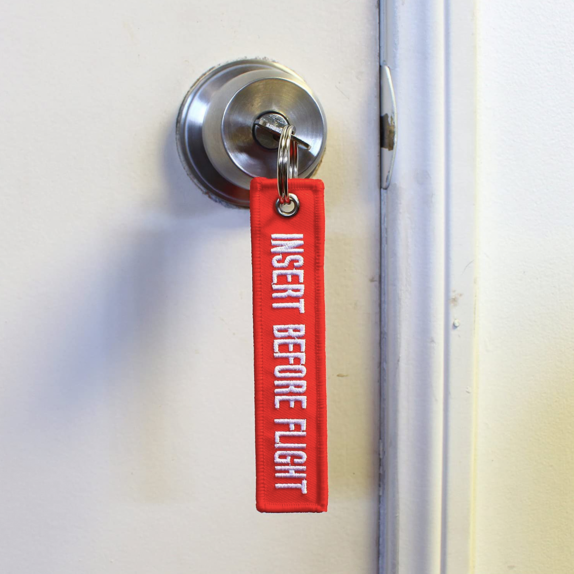 Custom Personalized Embroidery Keychain Tag 6