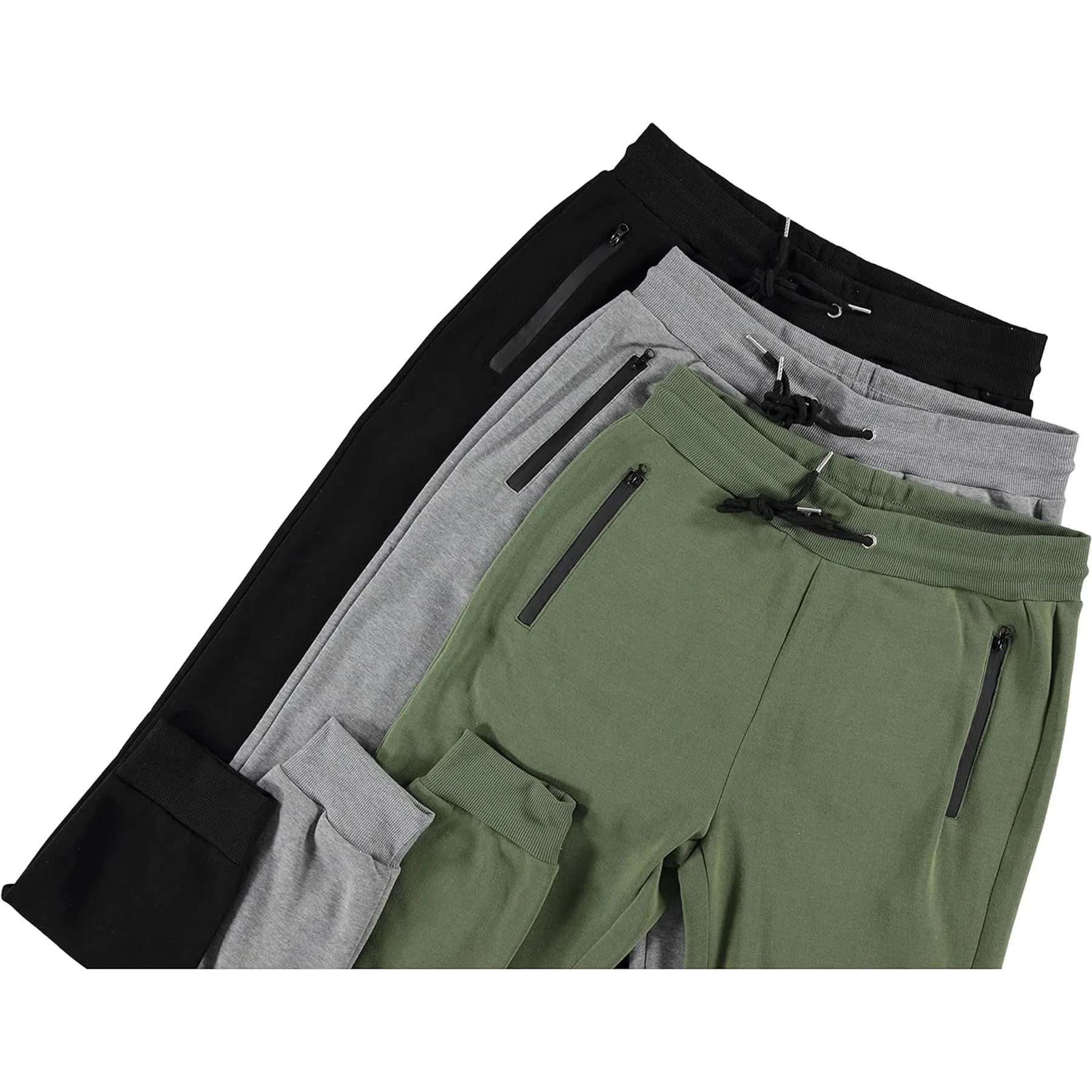 Fleece Active Athletic Workout Jogger Sweatpants 21