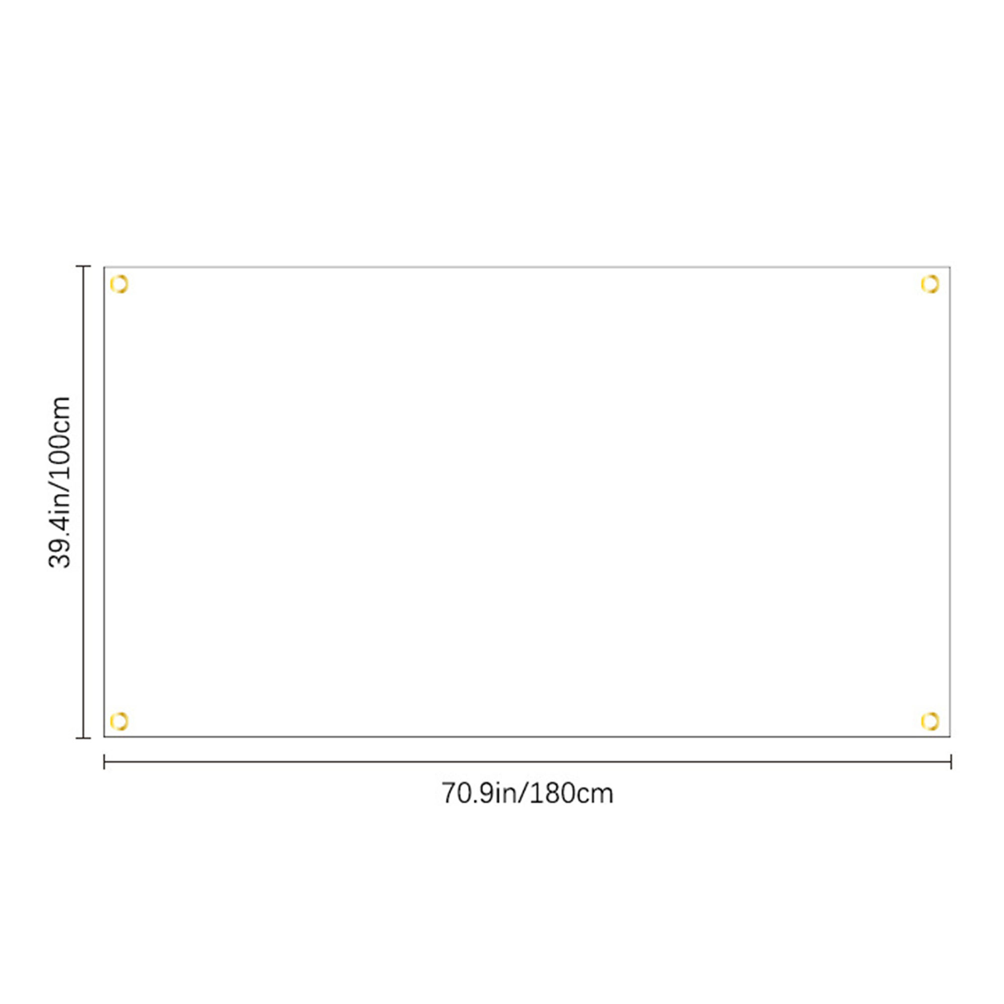 Custom Flag, 40"W x 70"H Single-Sided 5