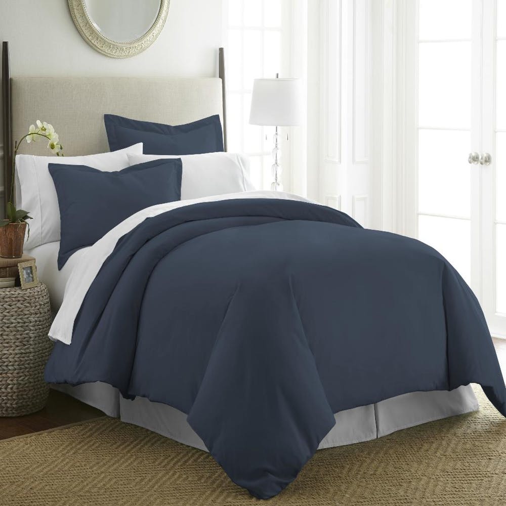 Duvet Cover Sets - Navy Twin XL 2 Piece 3