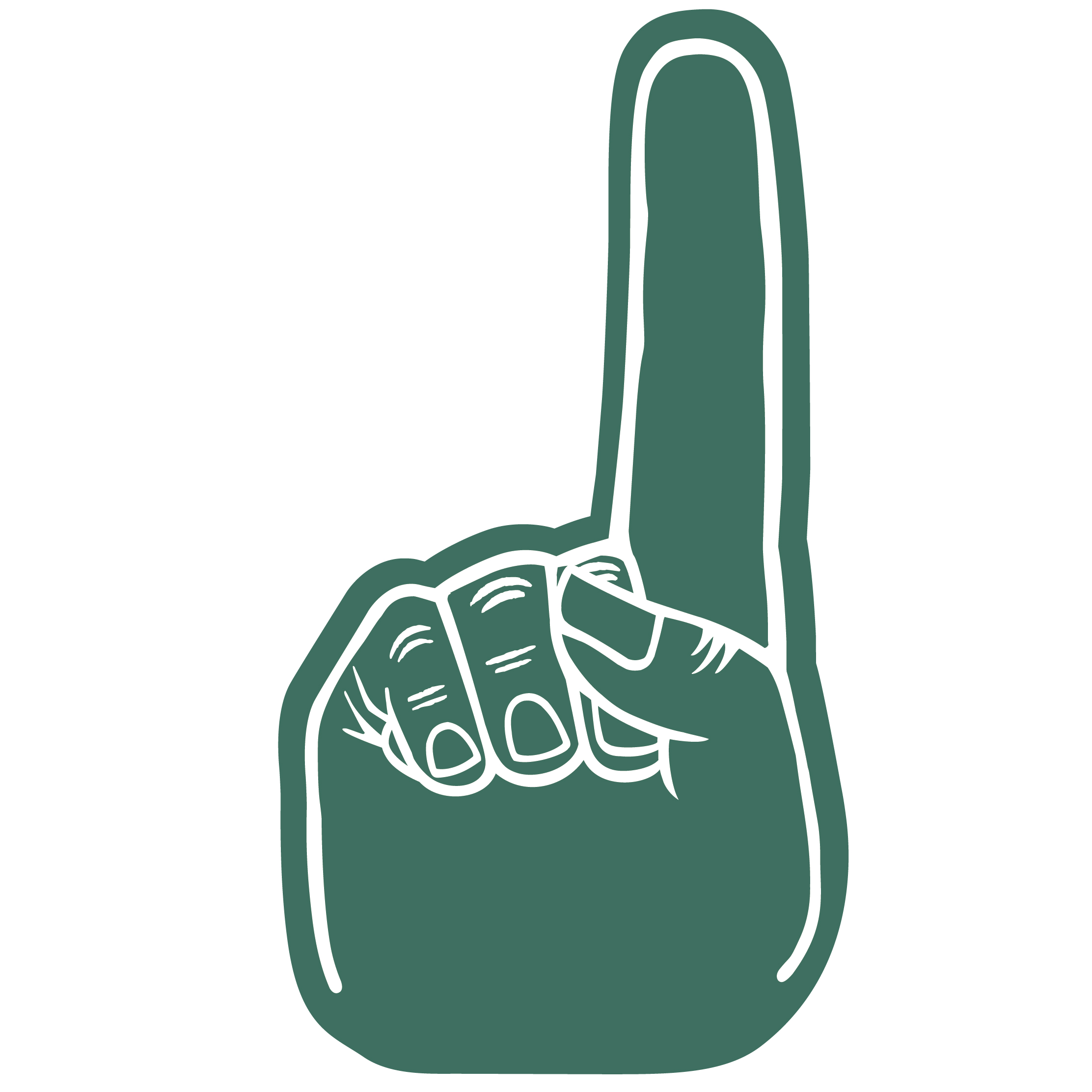 14" Foam Hand 68