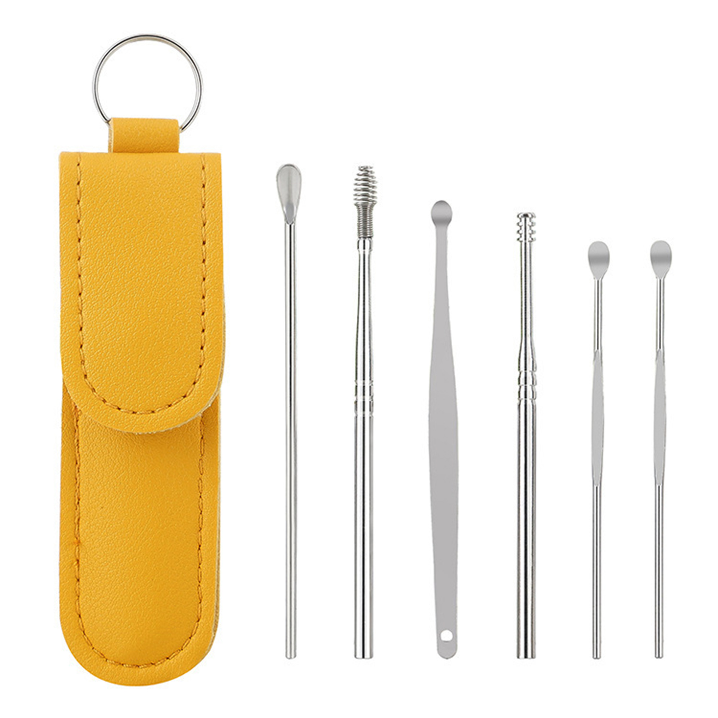 Stainless Steel Ear Cleaner Set With Case 11