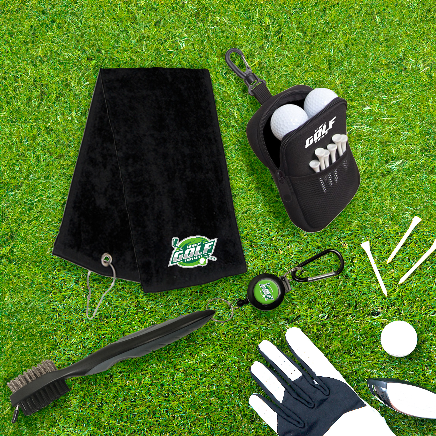 Triolinks Golf Kit: Brown