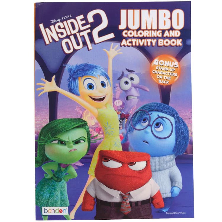 Disney Inside Out 2 Jumbo Coloring and Activity Books - 64 Pages 1