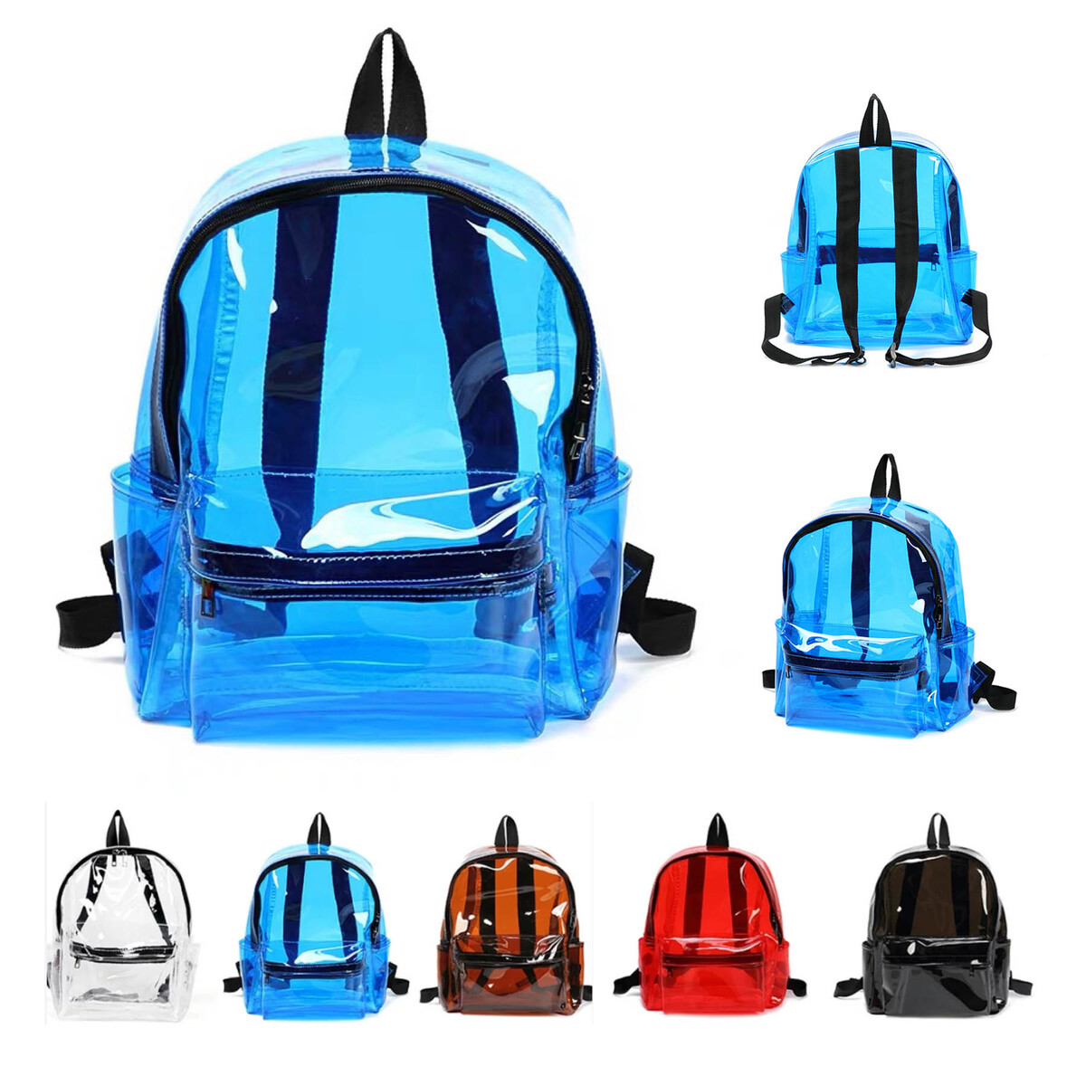 Colorful Clear PVC Backpack