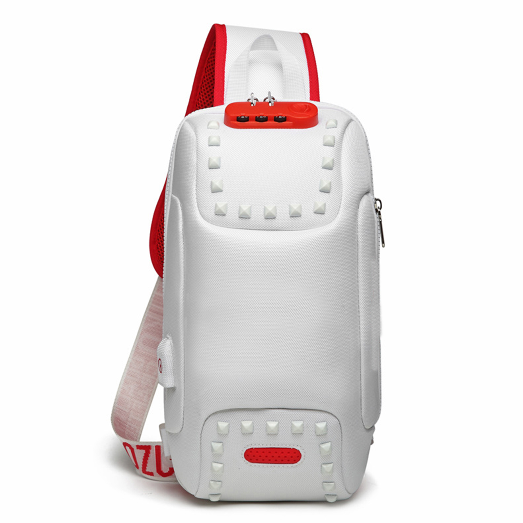 Oxford Men Sling Backpack Anti Theft Crossbody Shoulder Bag 17