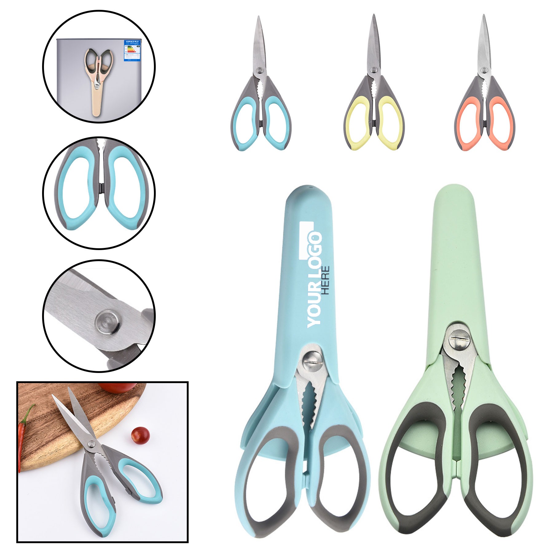 Heavy Duty Meat Scissors 4