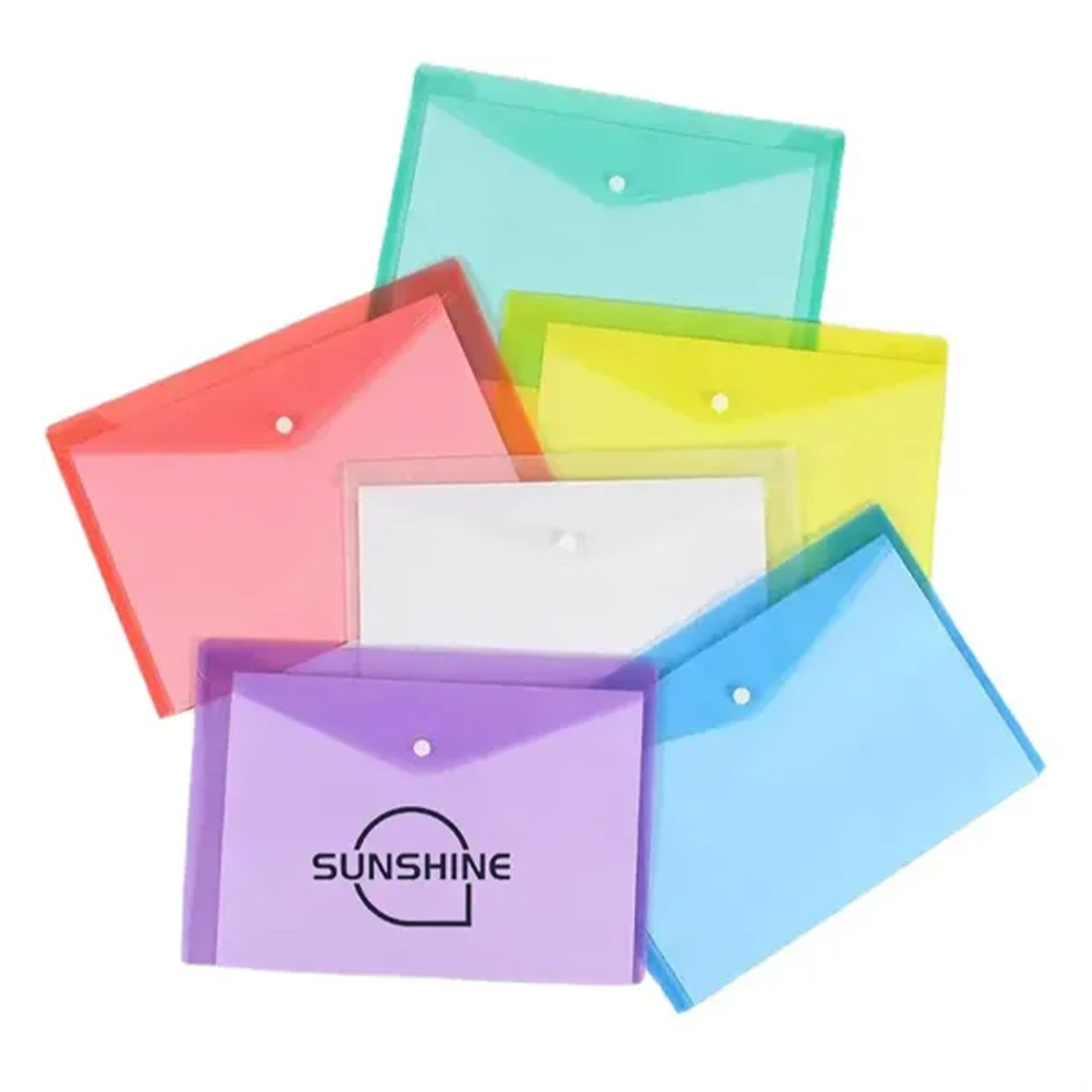 A4 Press Stud File Bag 4