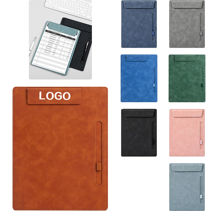 A4 Leather Magnetic Clipboard Folder 21