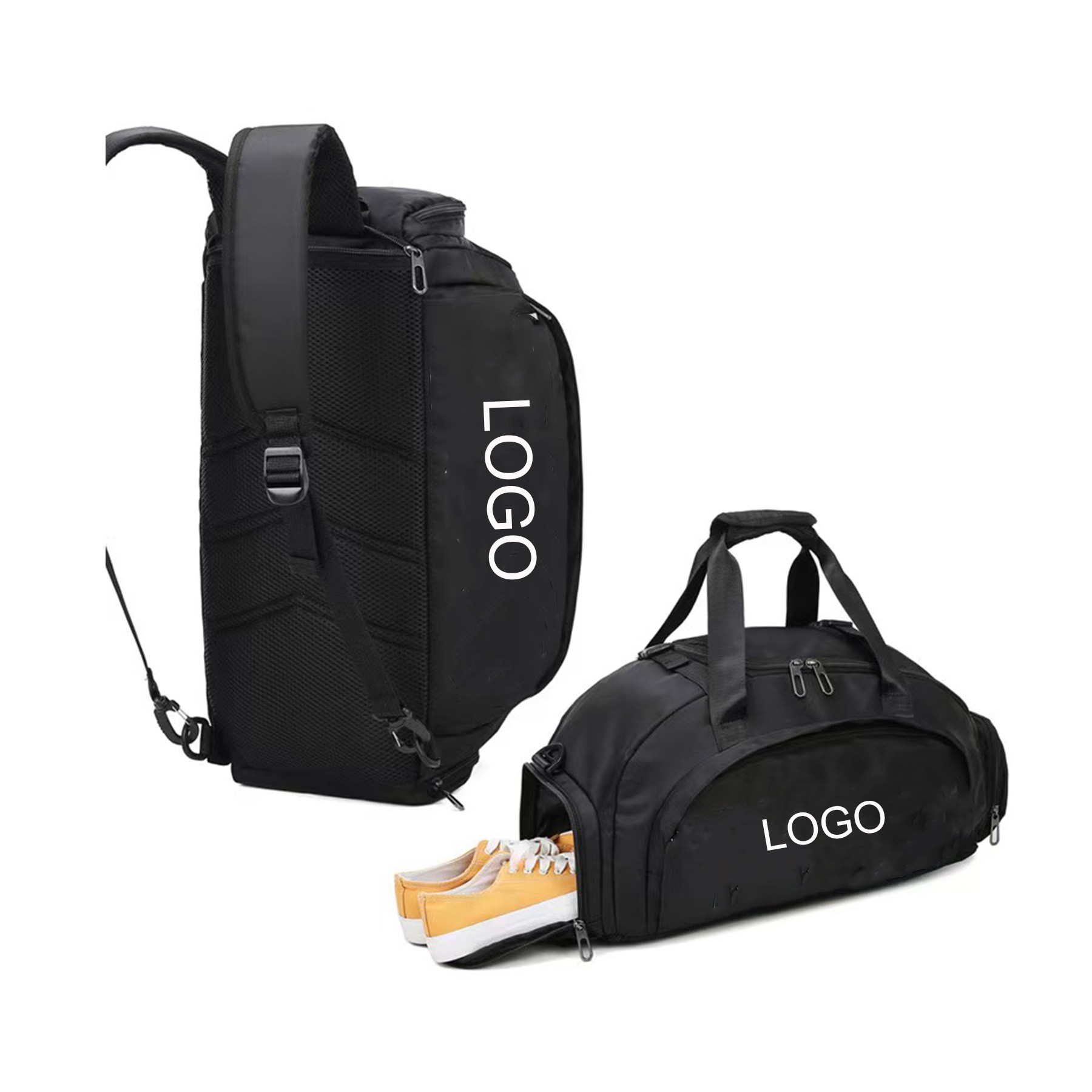 Duffel Bag with Shoe Compartment