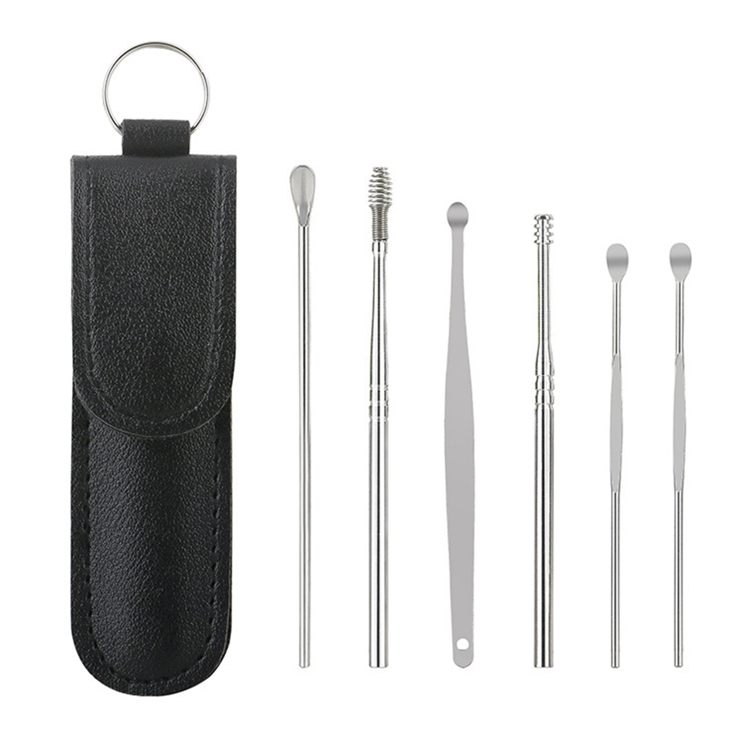 Stainless Steel Ear Cleaner Set With Case 14