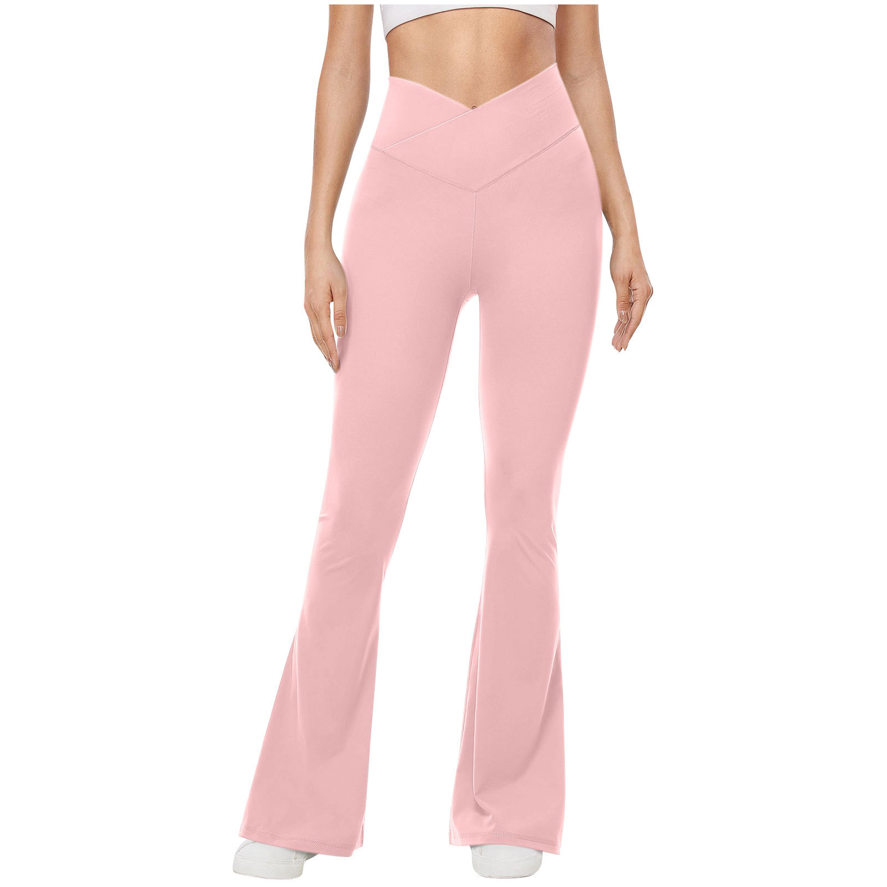 High Waisted Flare Leggings Yoga Pants 47