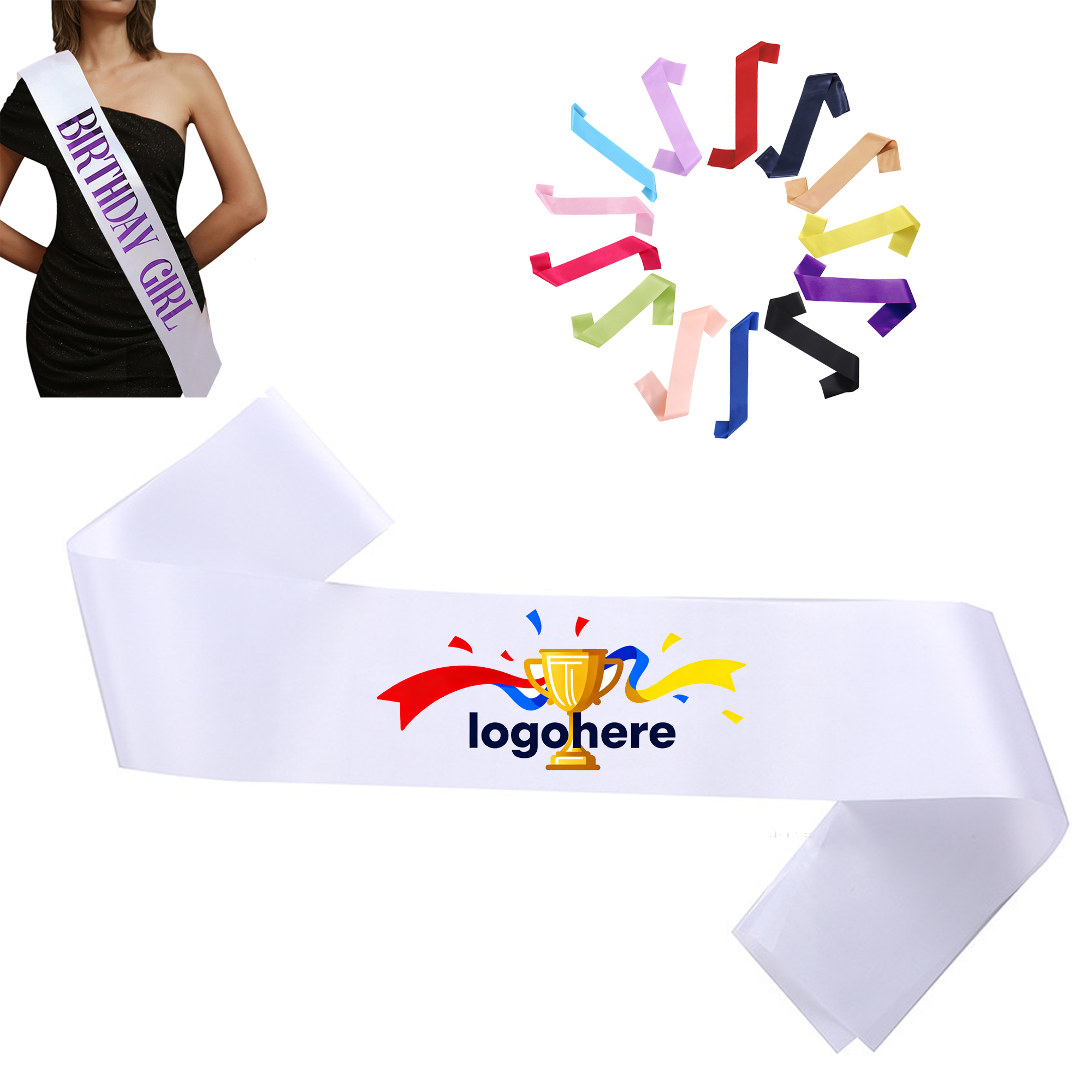 Customizable Bridal Party Sash 5