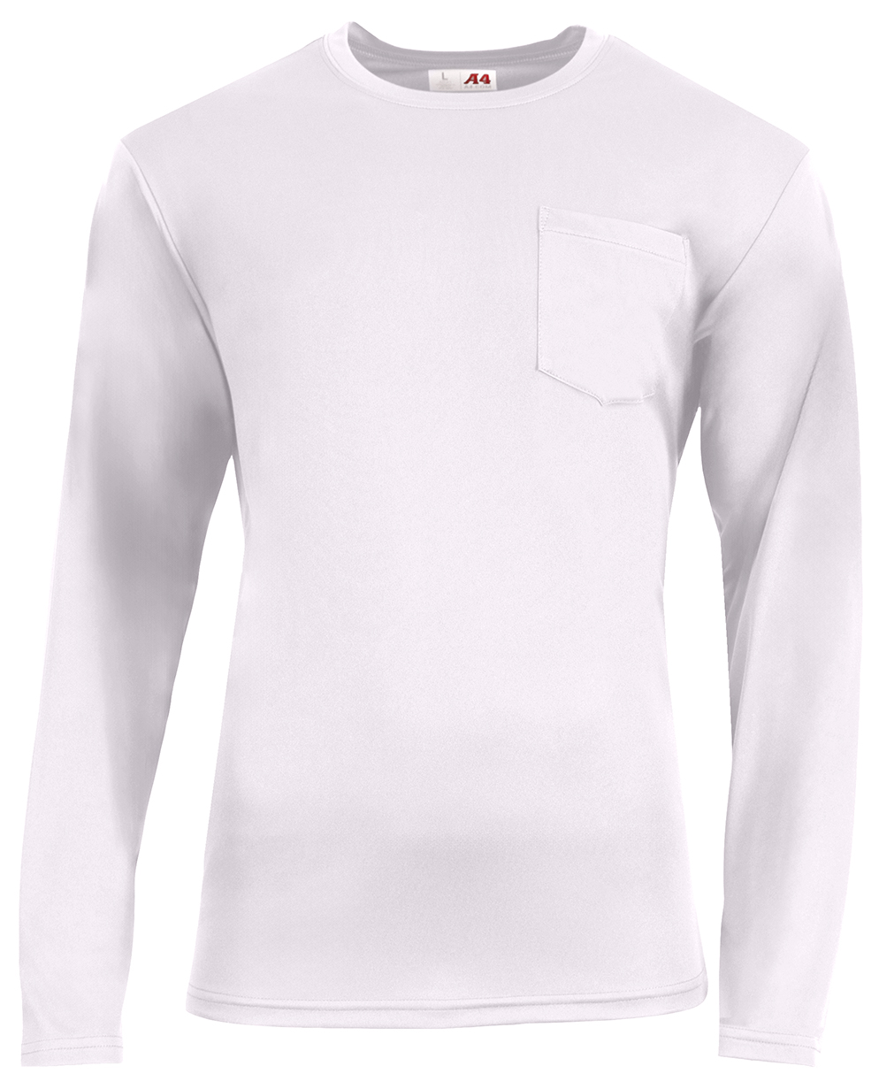 A4 Sprint Long Sleeve Pocket Tee 17
