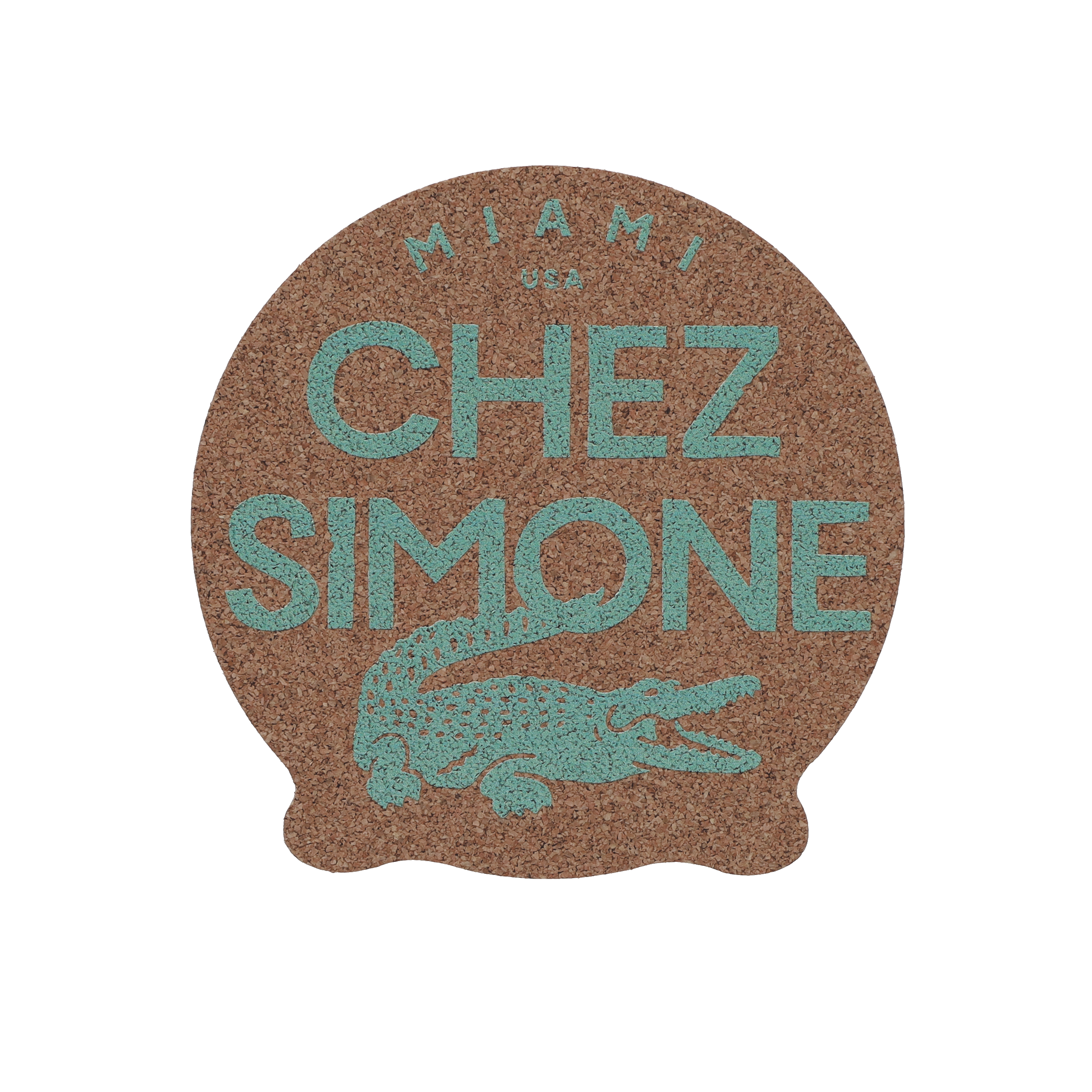 Coaster Cork .125" thick 16 sq in (Stock Shape #) Digital Print 296
