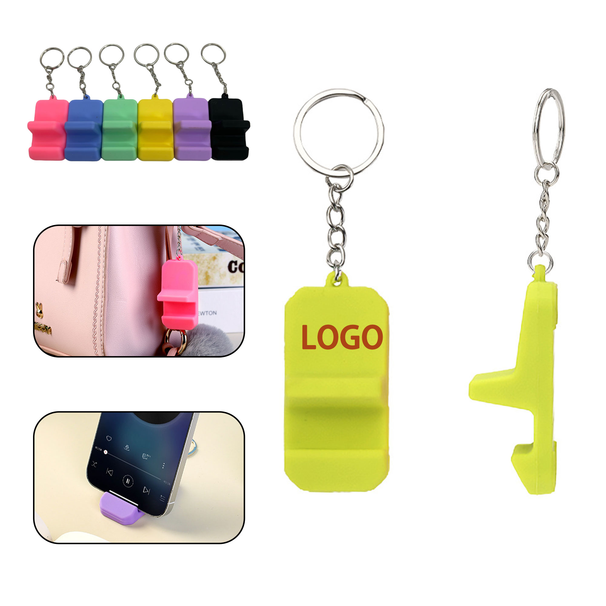 Mobile Phone Stand Keychain 7