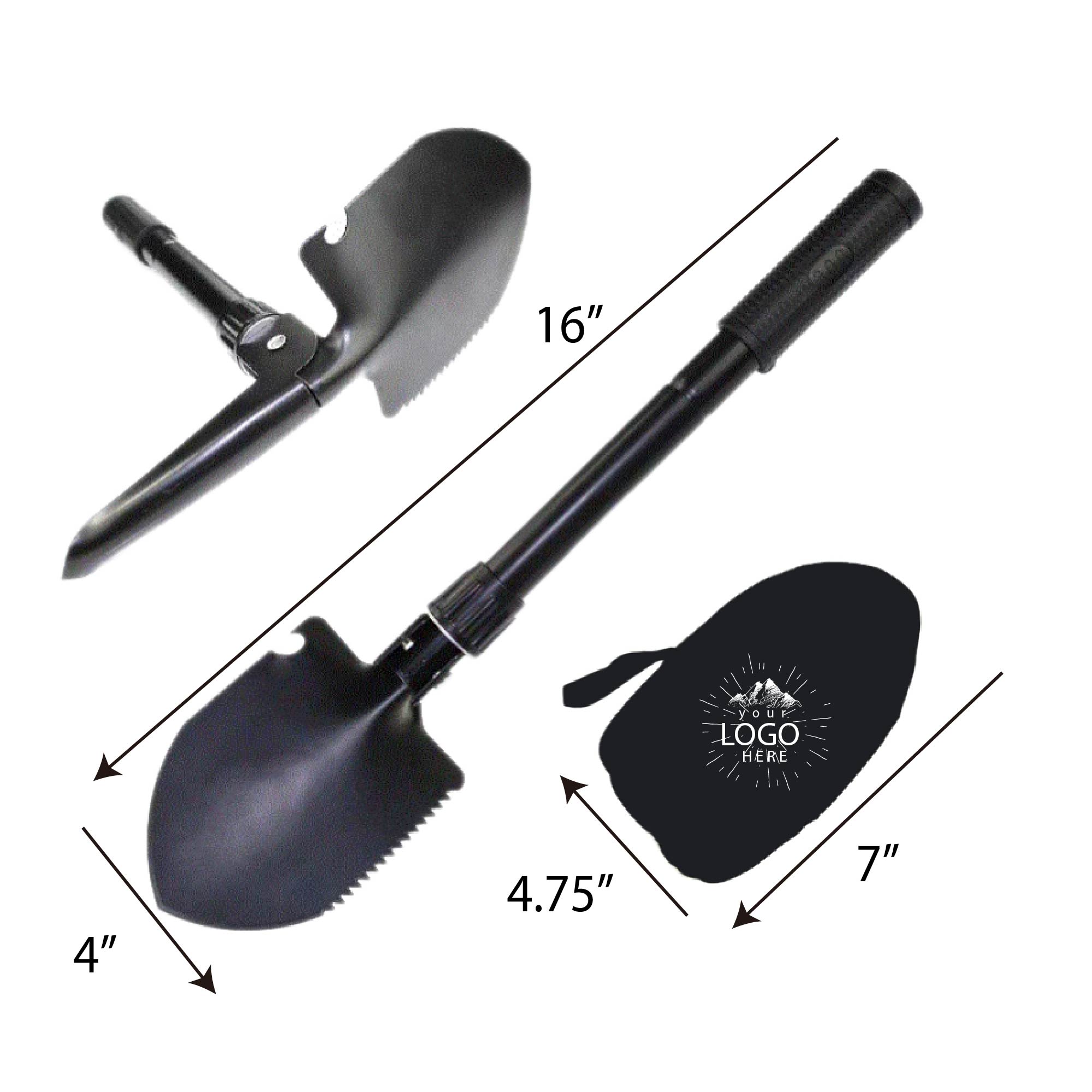 Multifunction Folding Camping Shovel 7